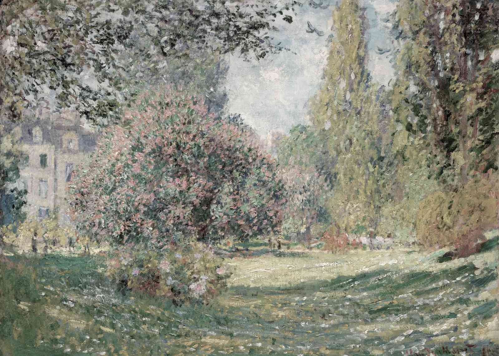 Spring Garden Serenity Impressionist Wall Art