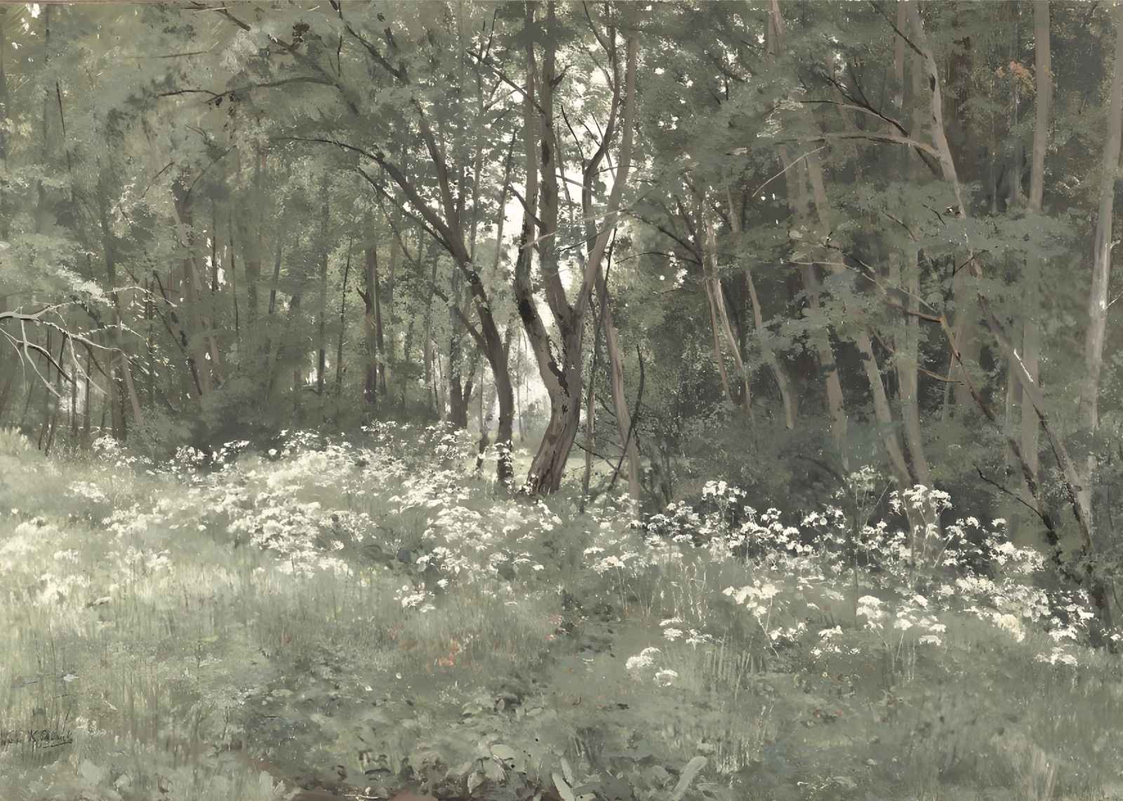 Enchanted Forest Meadow Wall Art