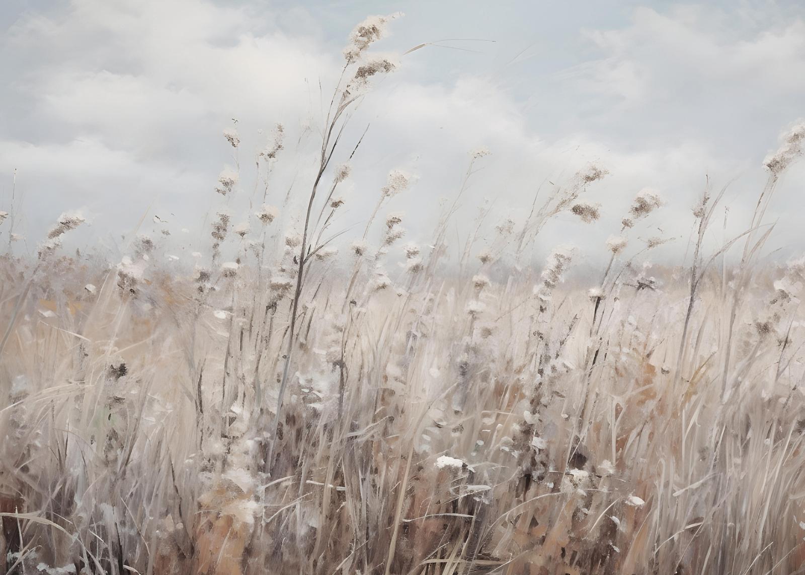 Dreamy Pampas Grass Field Wall Art