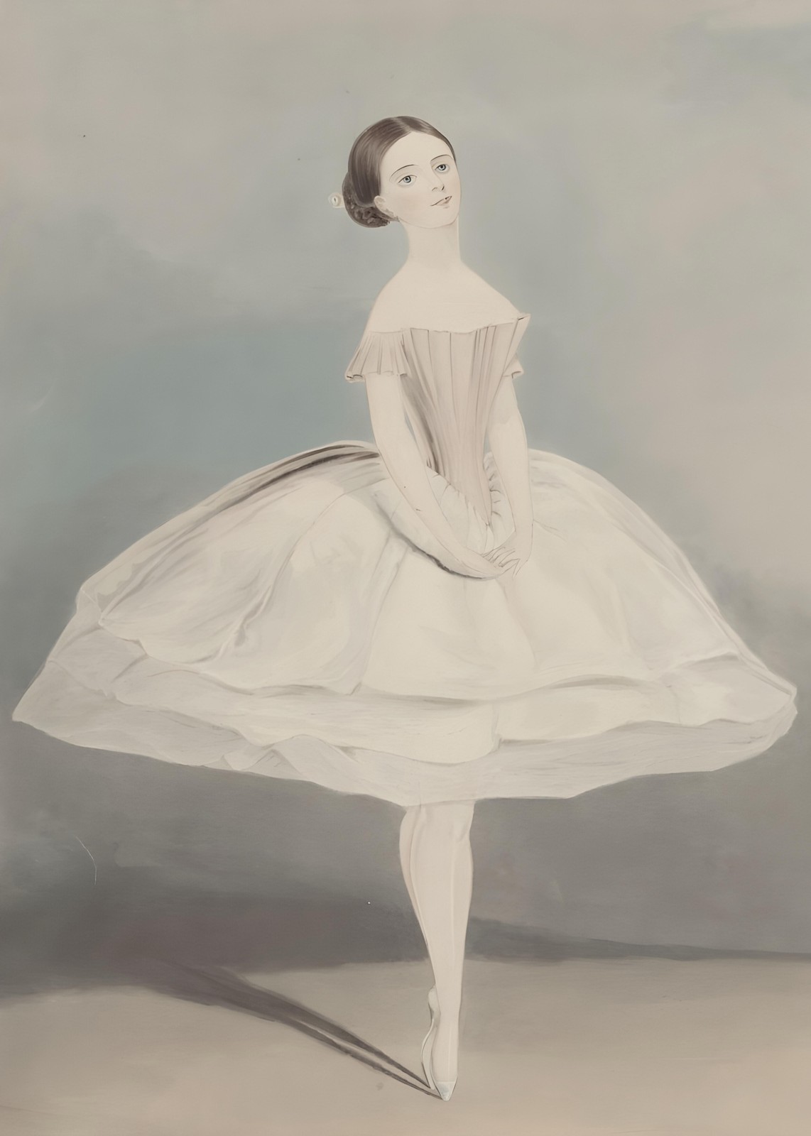 Ethereal Ballerina Portrait Wall Art