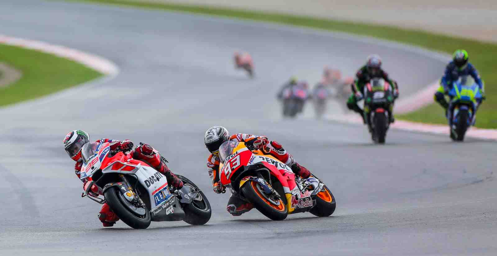 Dynamic MotoGP Race Action Wall Art