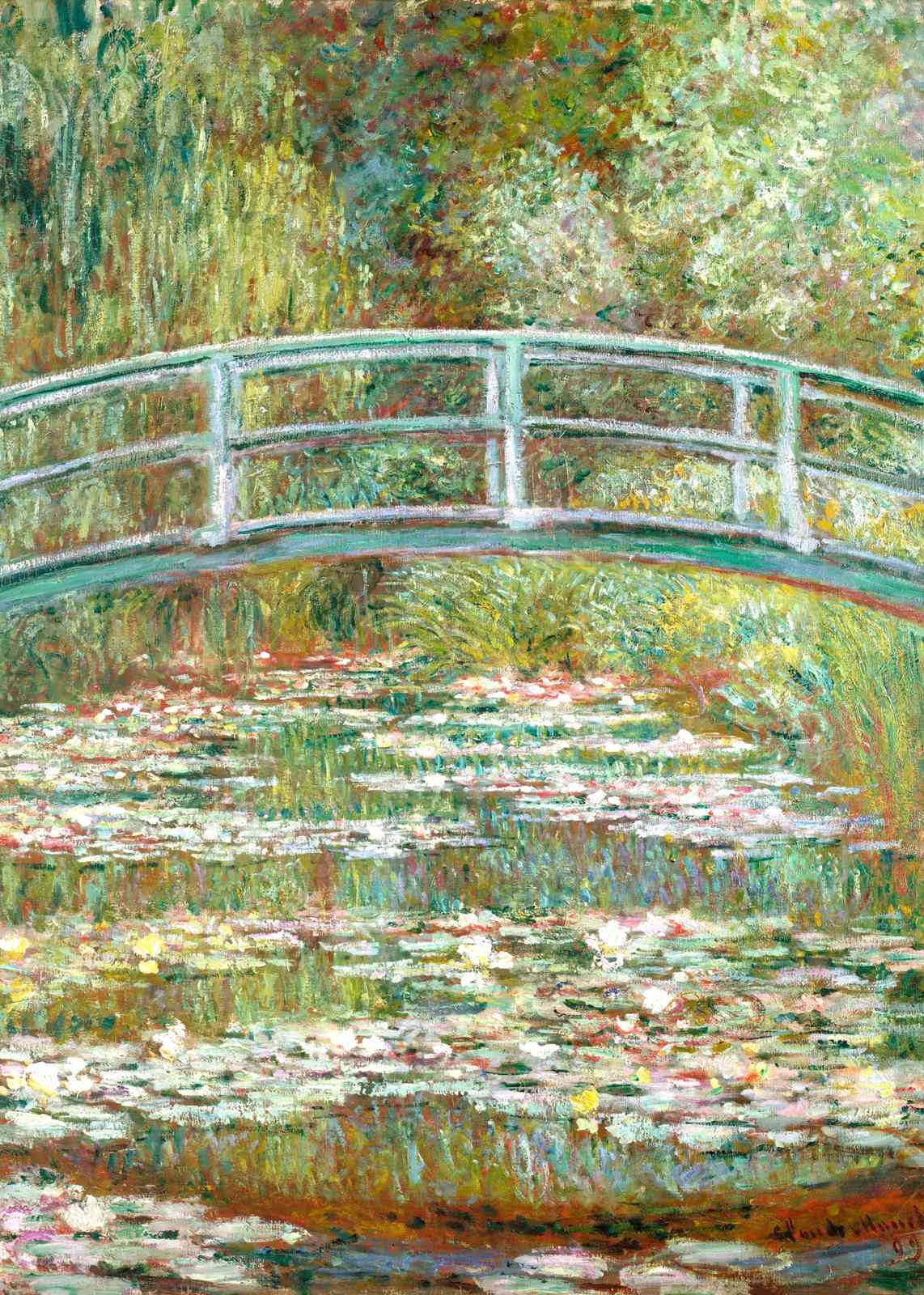 Monet's Japanese Bridge Wall Art