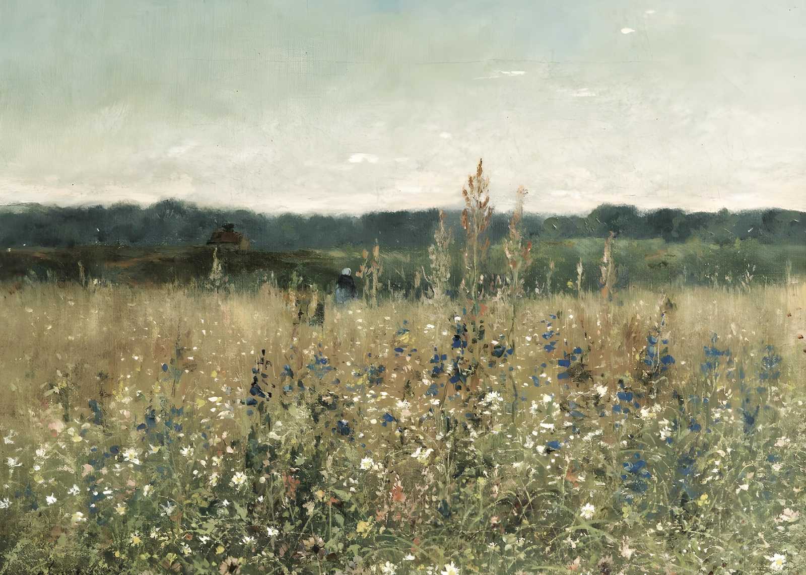 Impressionist Meadow Serenity Wall Art