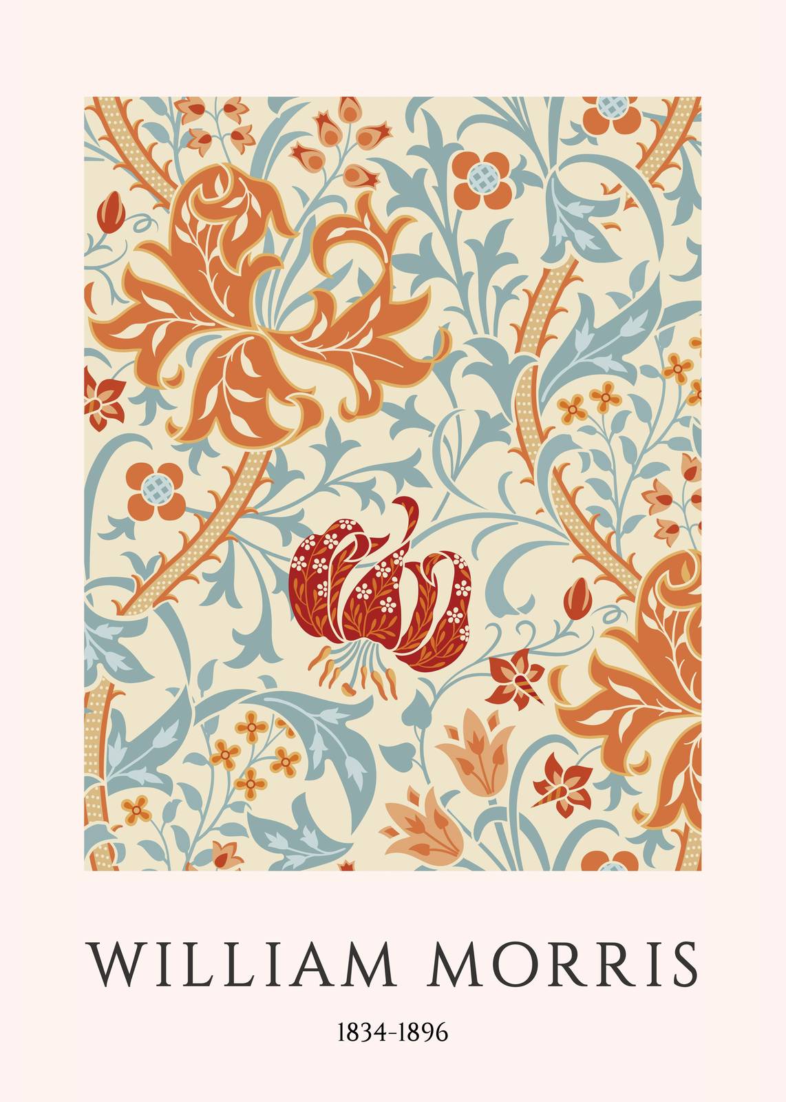 William Morris Floral Tapestry Wall Art