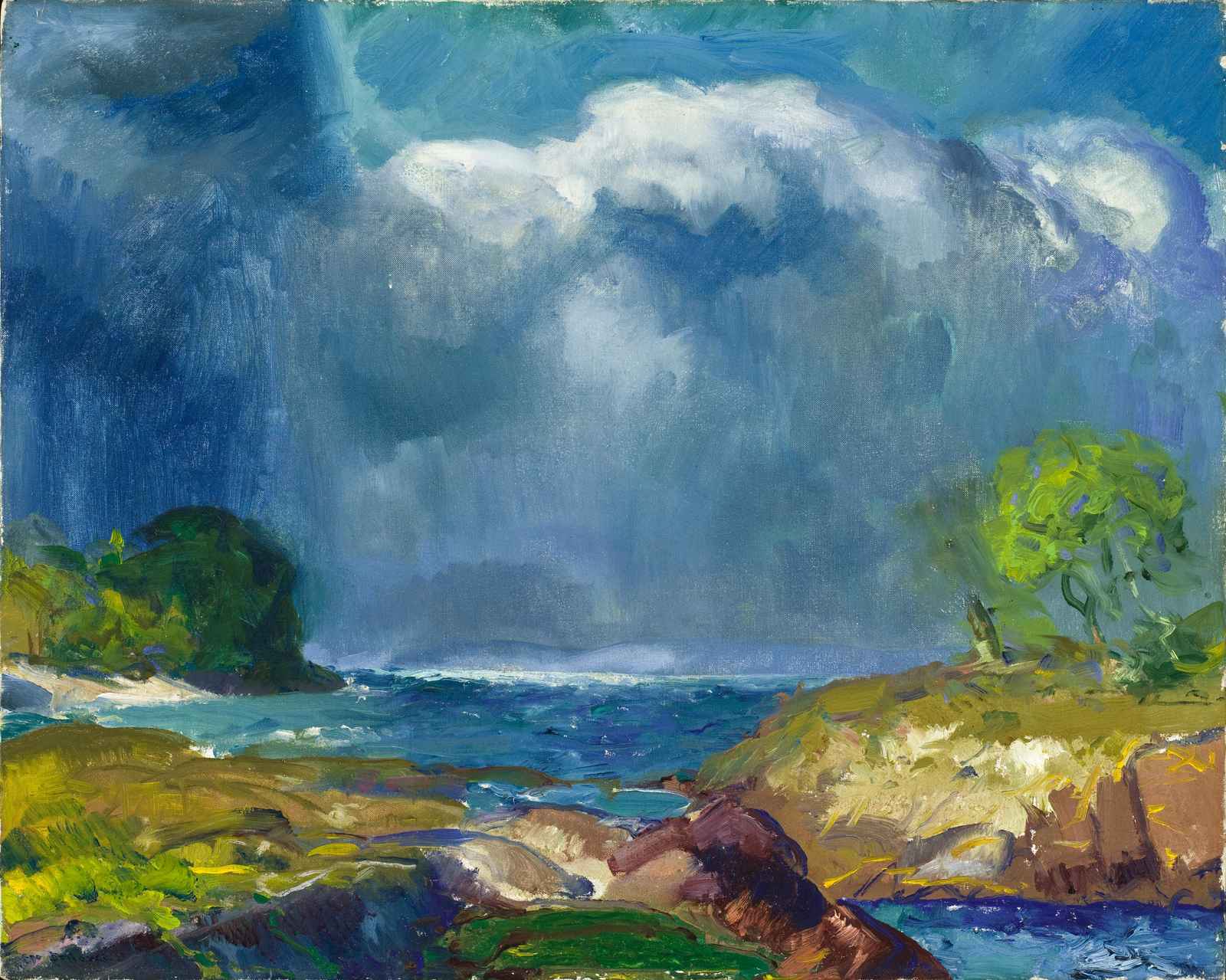 Dramatic Seascape Impresionist Landscape Wall Art