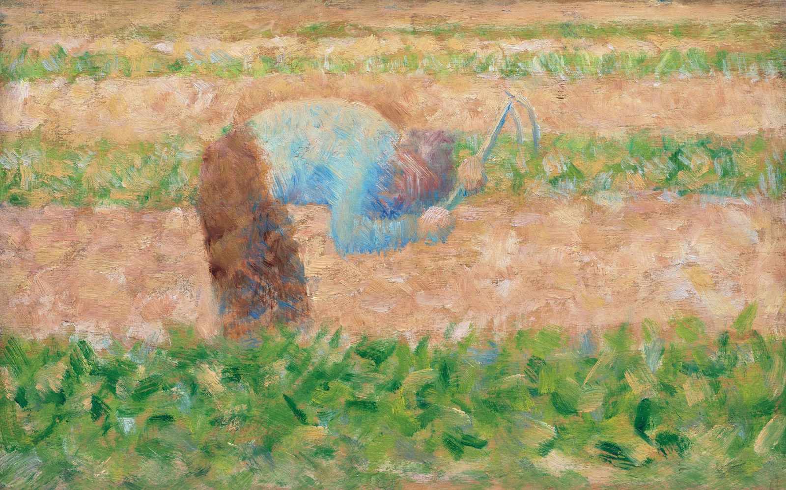 Impressionist Farmer Art - Rural Landscape Wall Art