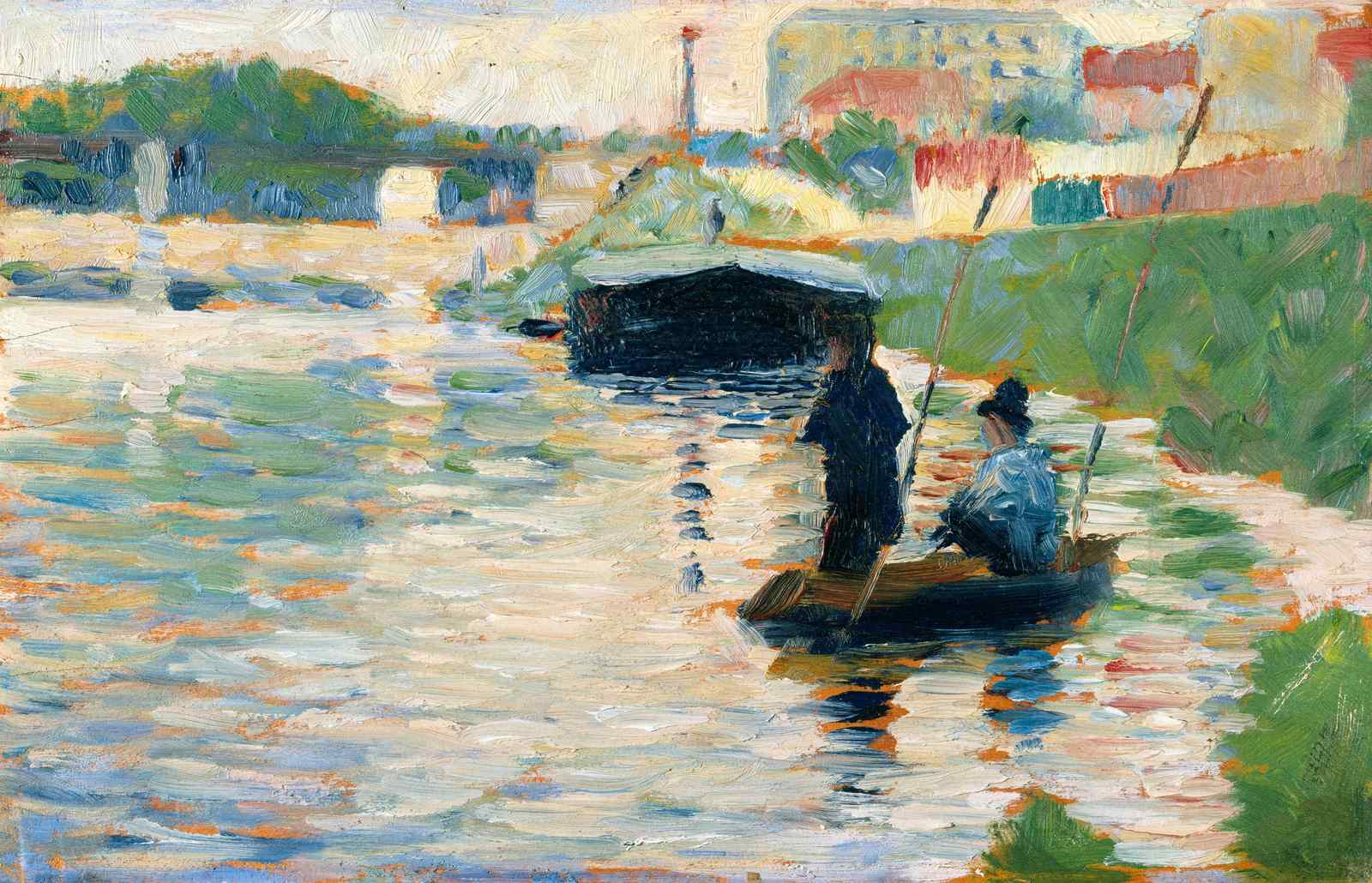 Boating on the Seine Impressionist Wall Art