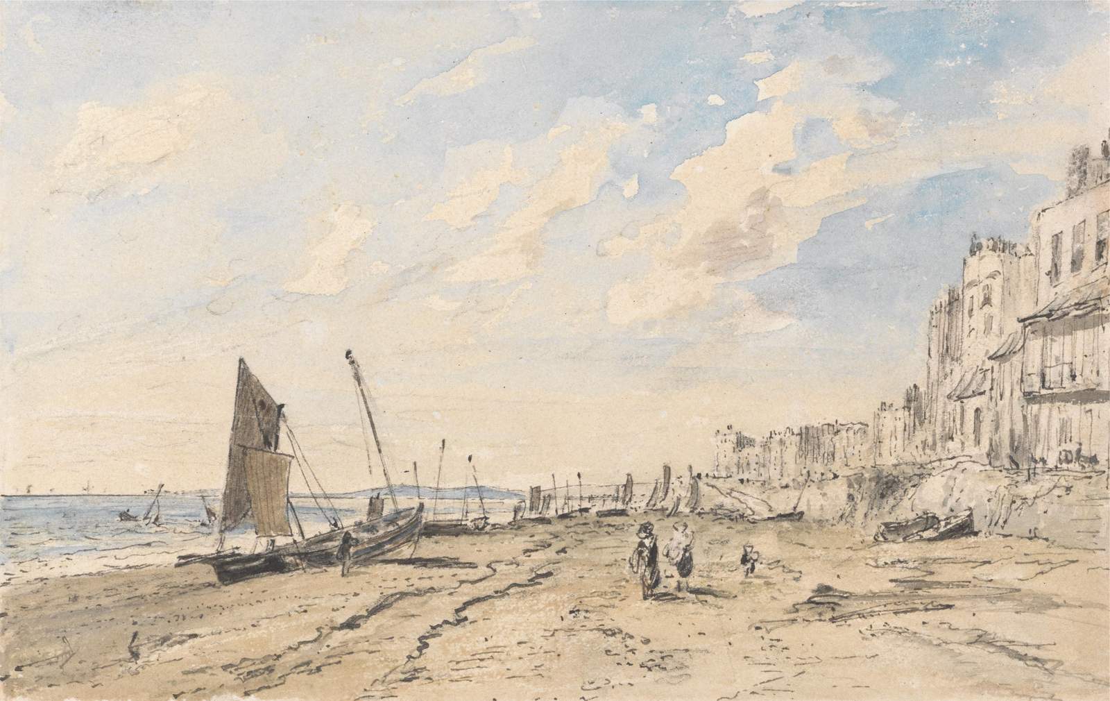 Seaside Serenity Coastal Scene Wall Art