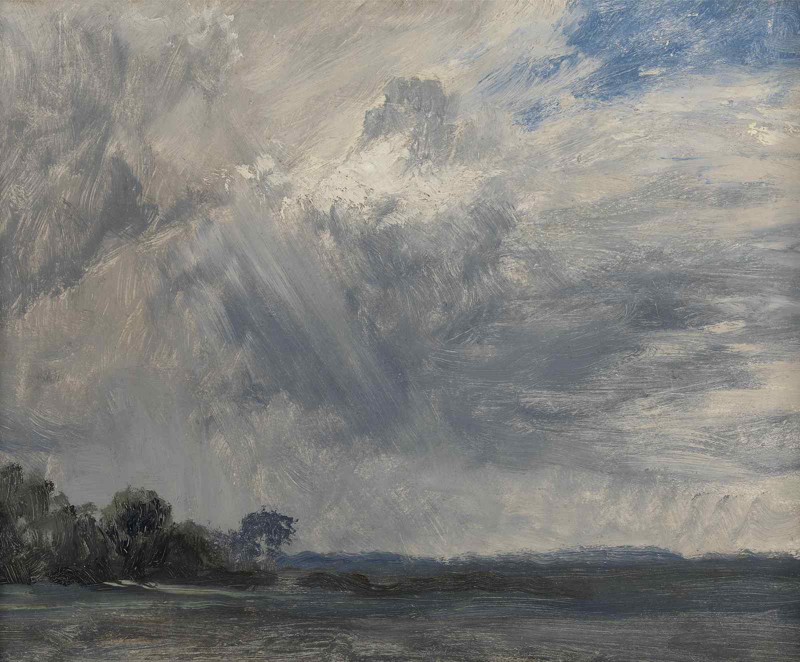 Dramatic Sky Landscape Impressionist Wall Art