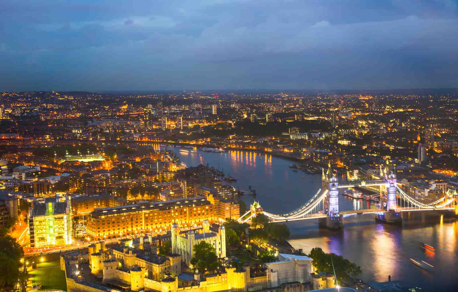 London Cityscape Tower Bridge Wall Art
