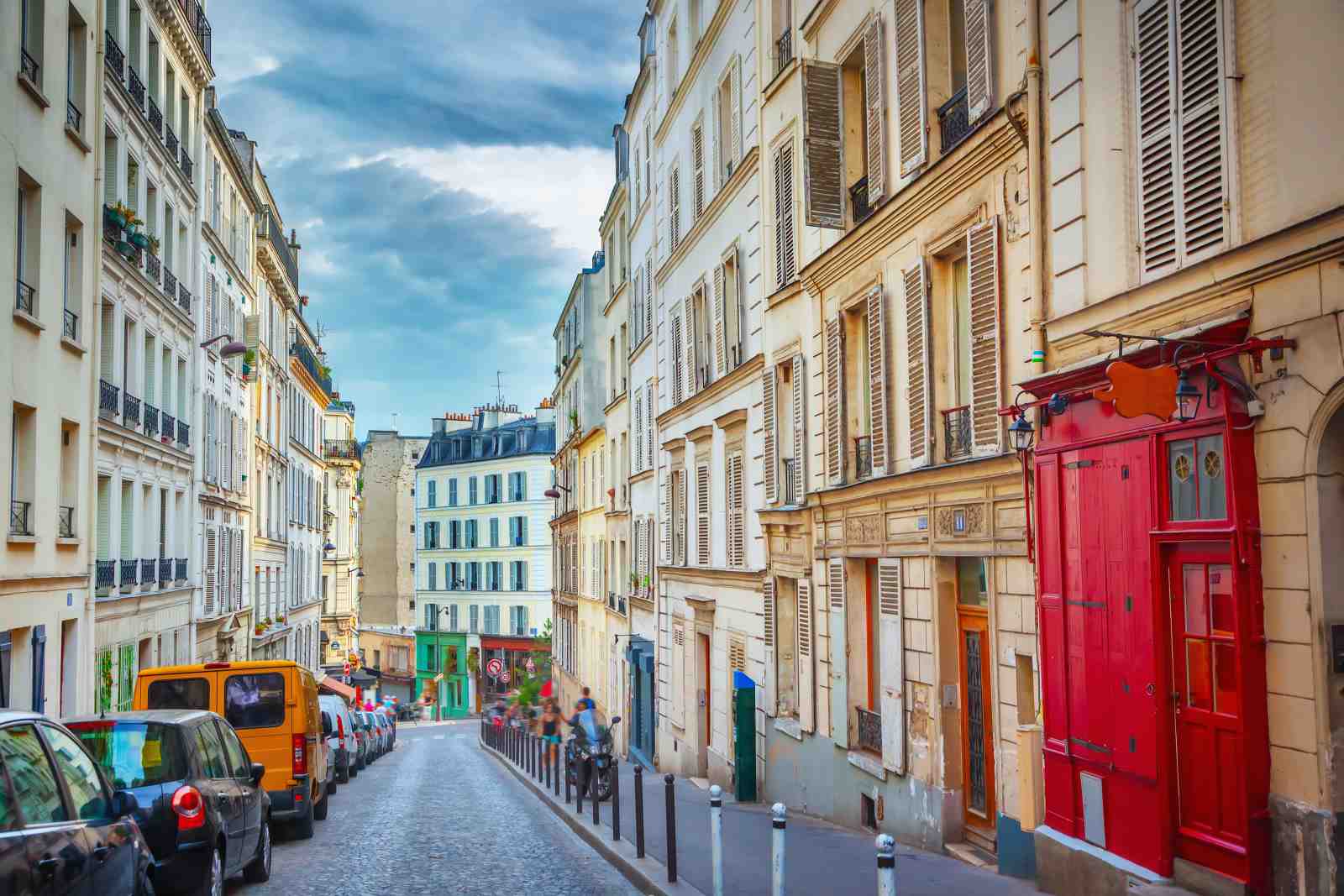 Charming Paris Street Scene Wall Art