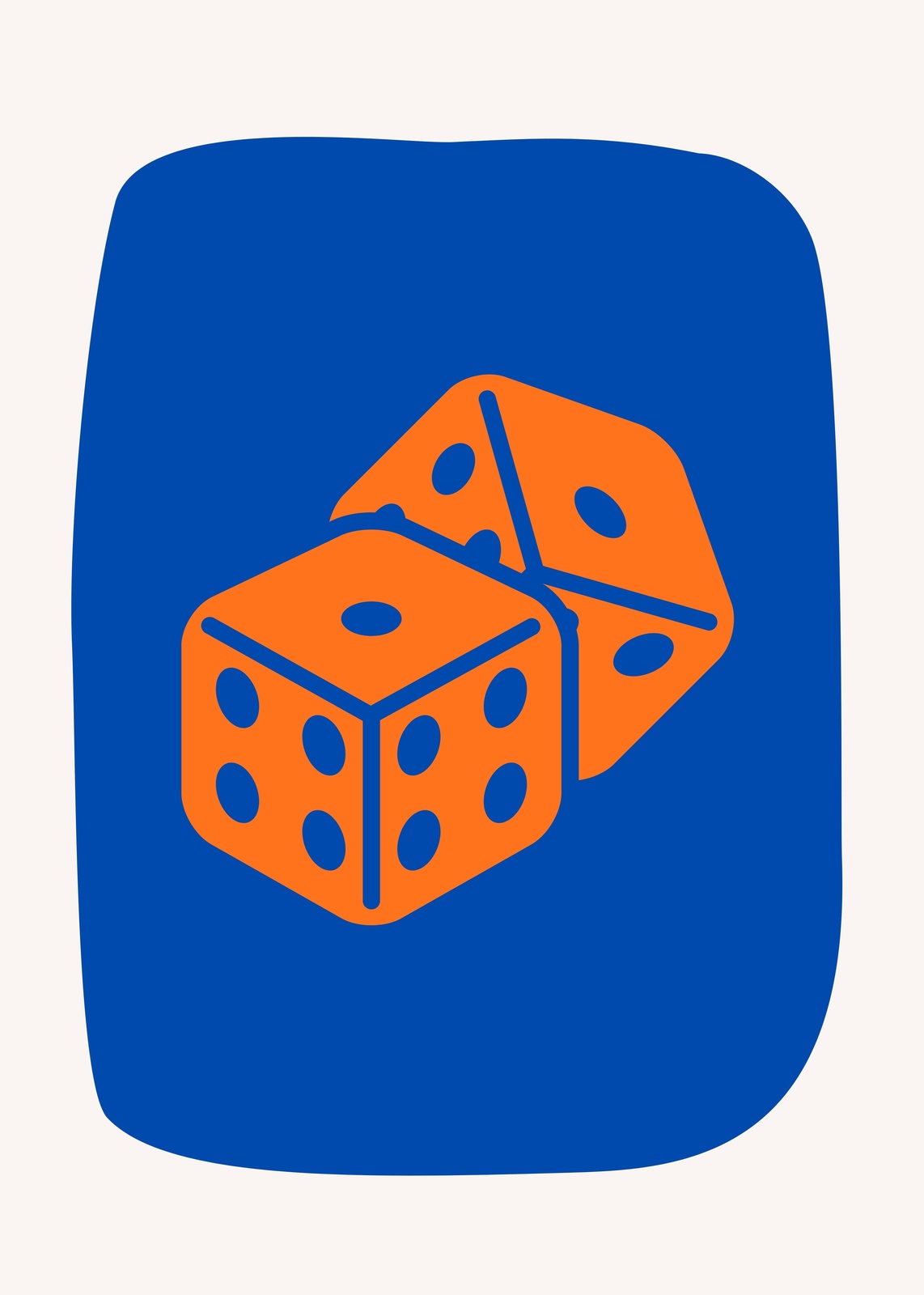 Lucky Dice Playful Pop Art Wall Art