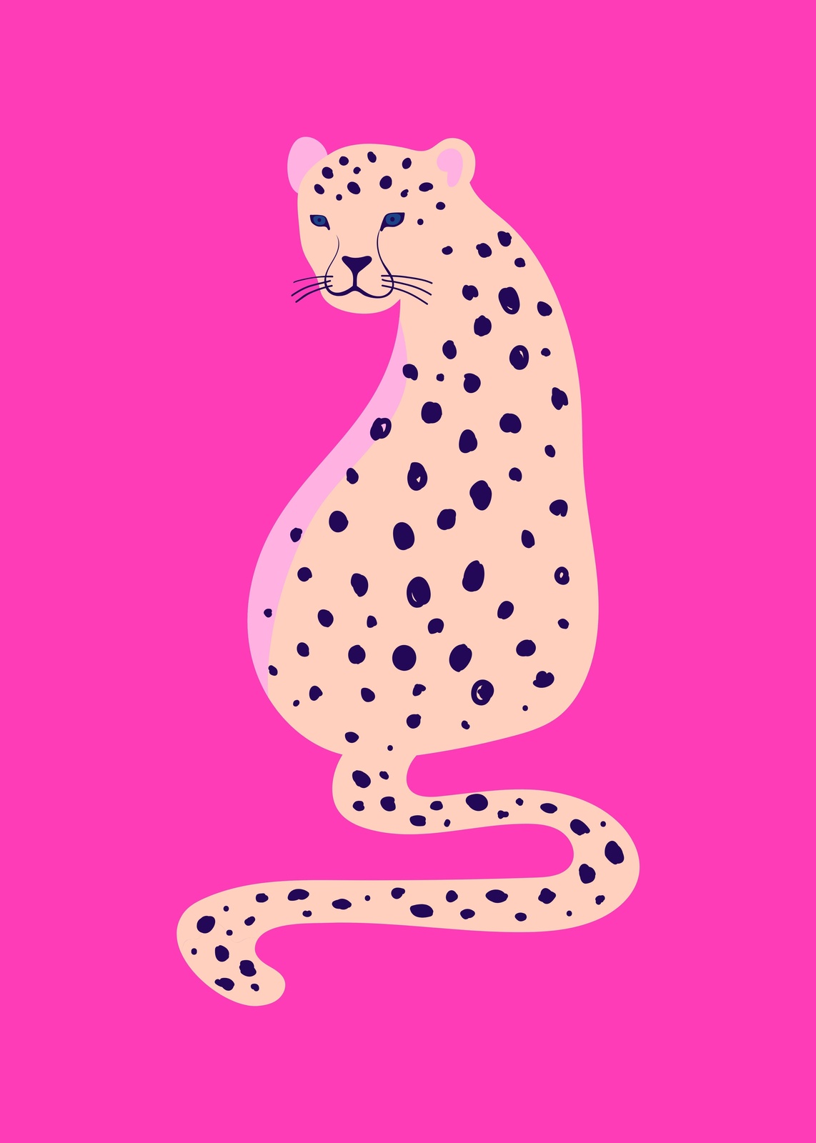 Vibrant Cheetah Portrait Wall Art