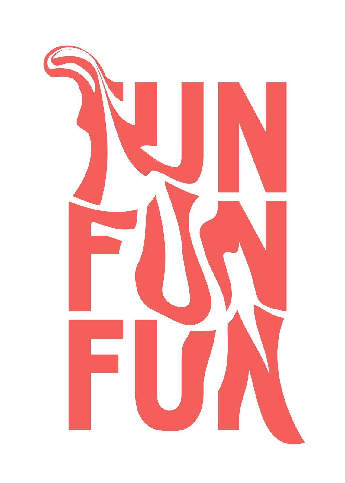 Retro Fun Typography Abstract Wall Art