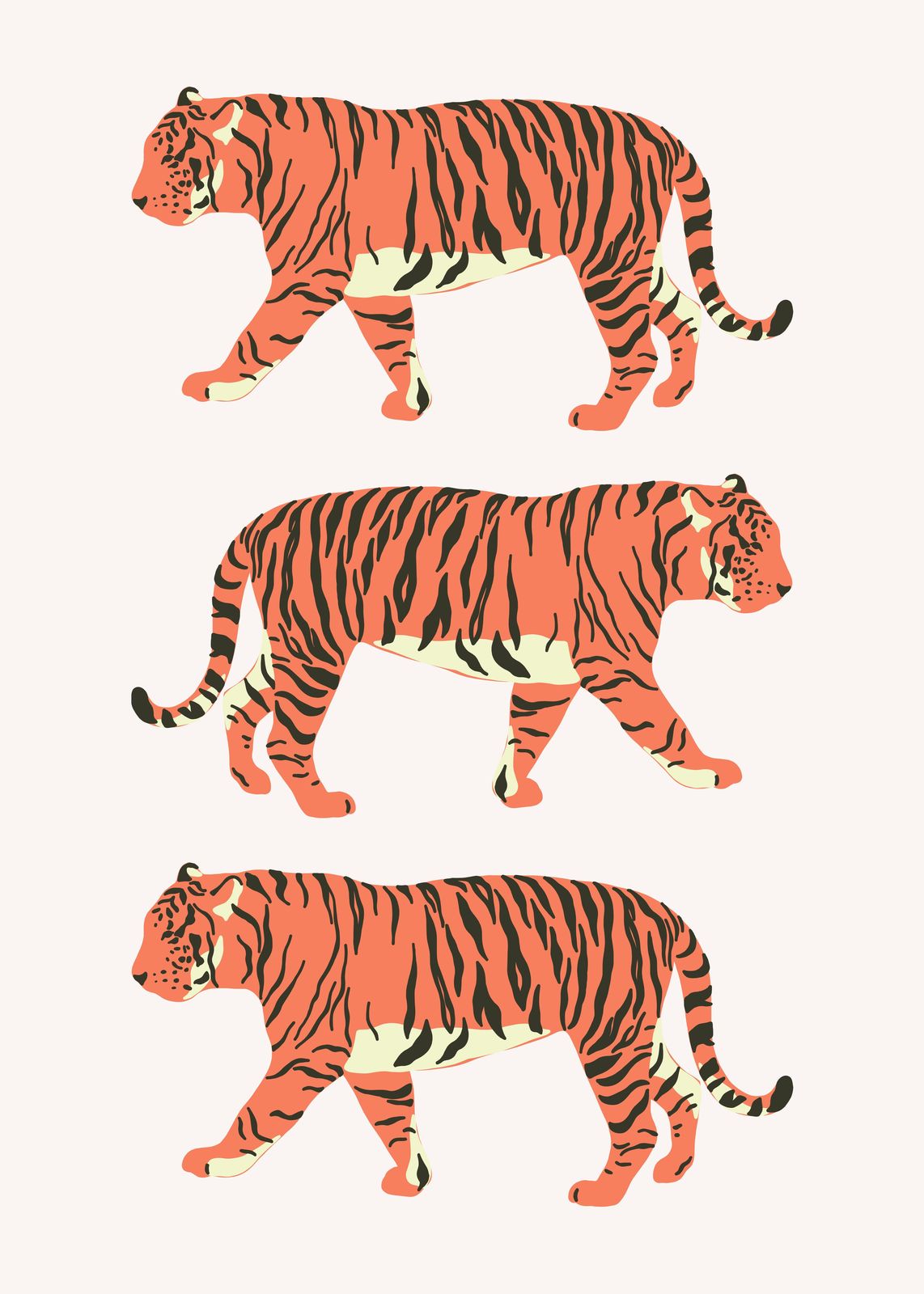 Bold Tiger Stripe Wall Art Wall Art