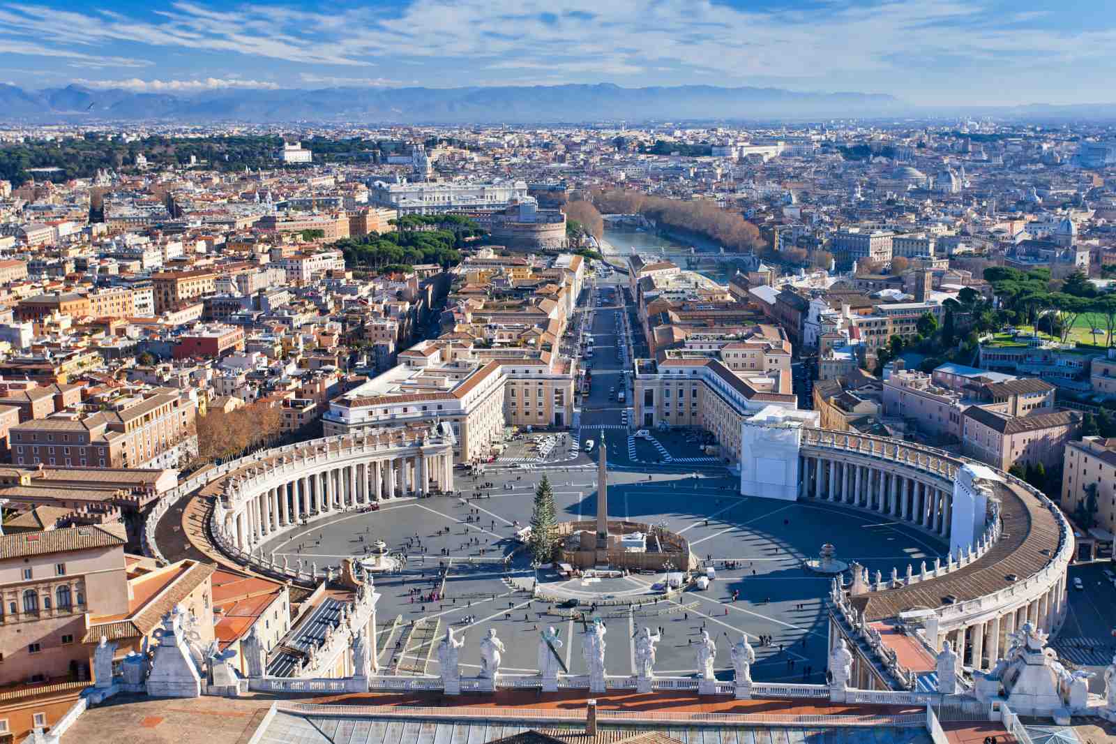 Panoramic Vatican City St. Peter's Square Wall Art