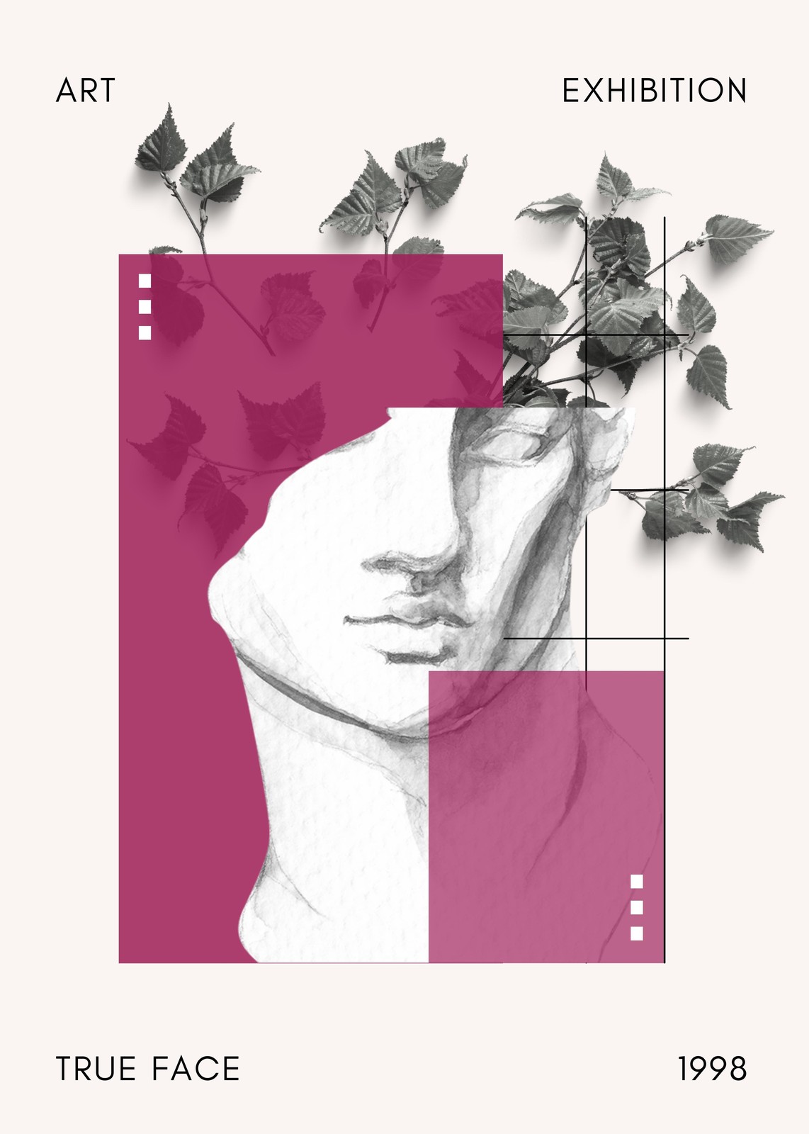 True Face Abstract Sculpture Wall Art