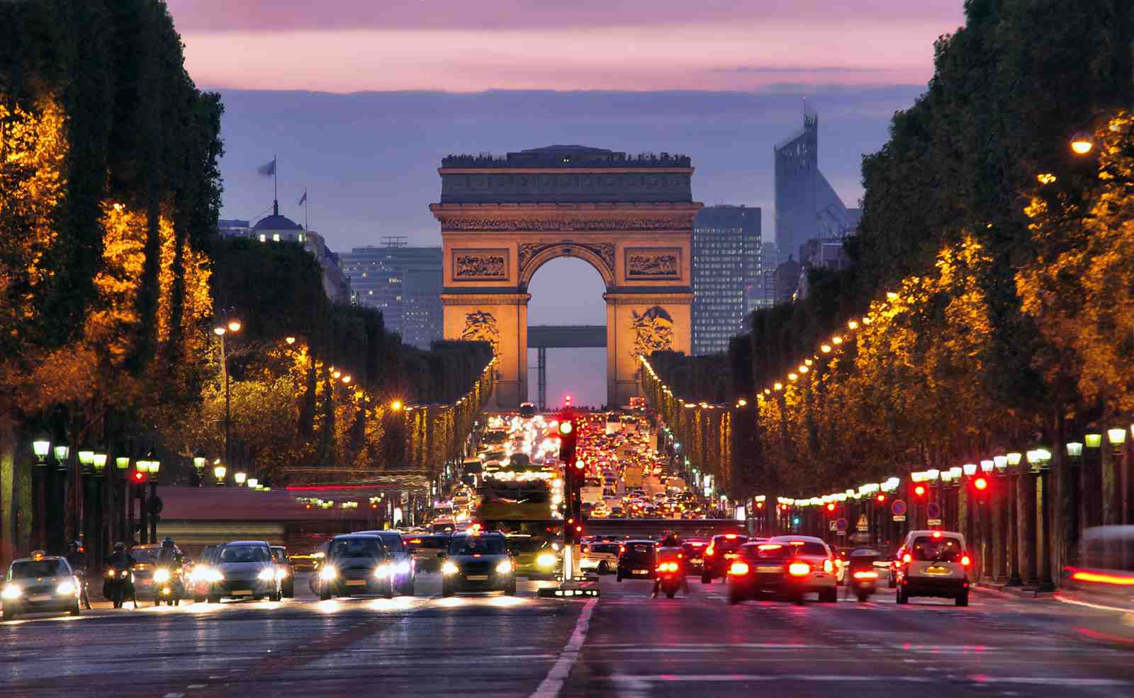 Parisian Evening Grandeur Arch Wall Art