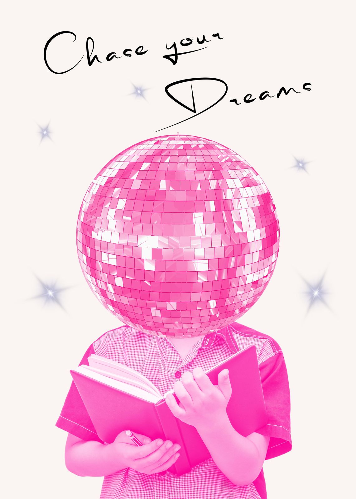 Dream Big Disco Ball Wall Art