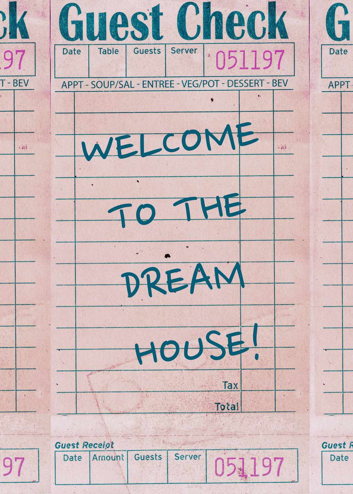 Welcome to the Dream House Wall Art