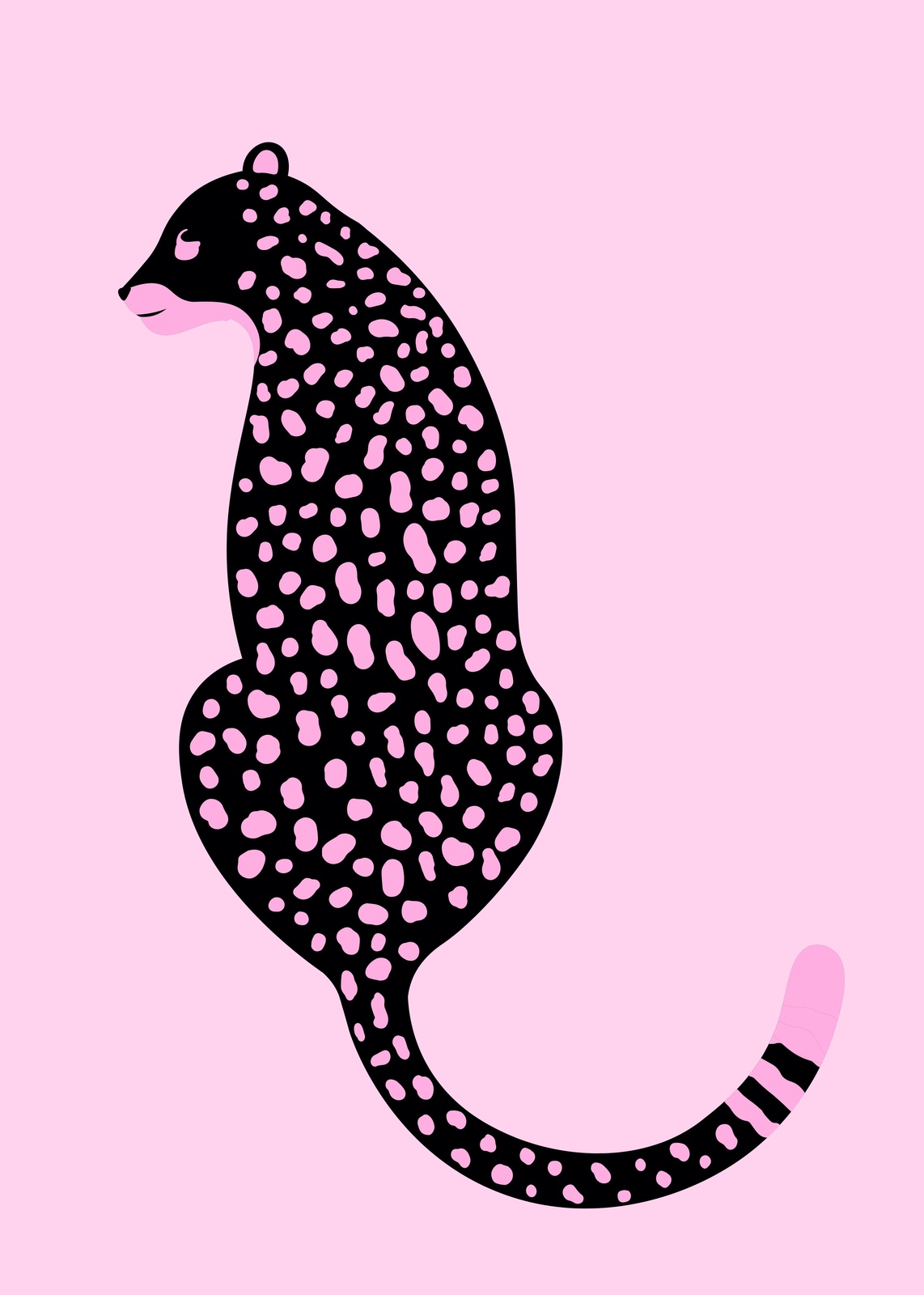 Playful Cheetah Spots Wall Art Wall Art