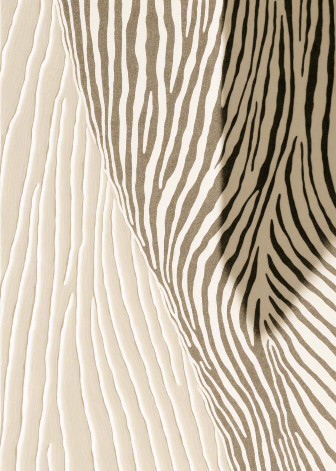 Elegant Zebra Stripes Abstract Wall Art