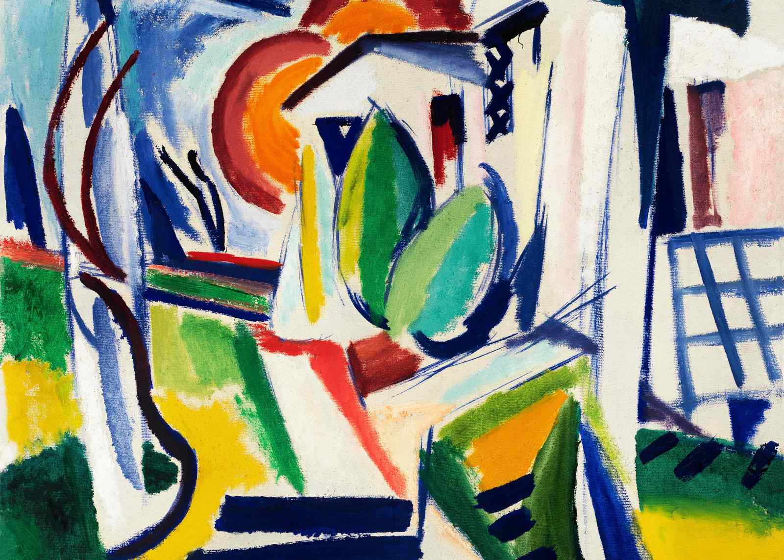 Abstract Expressionist Landscape Wall Art