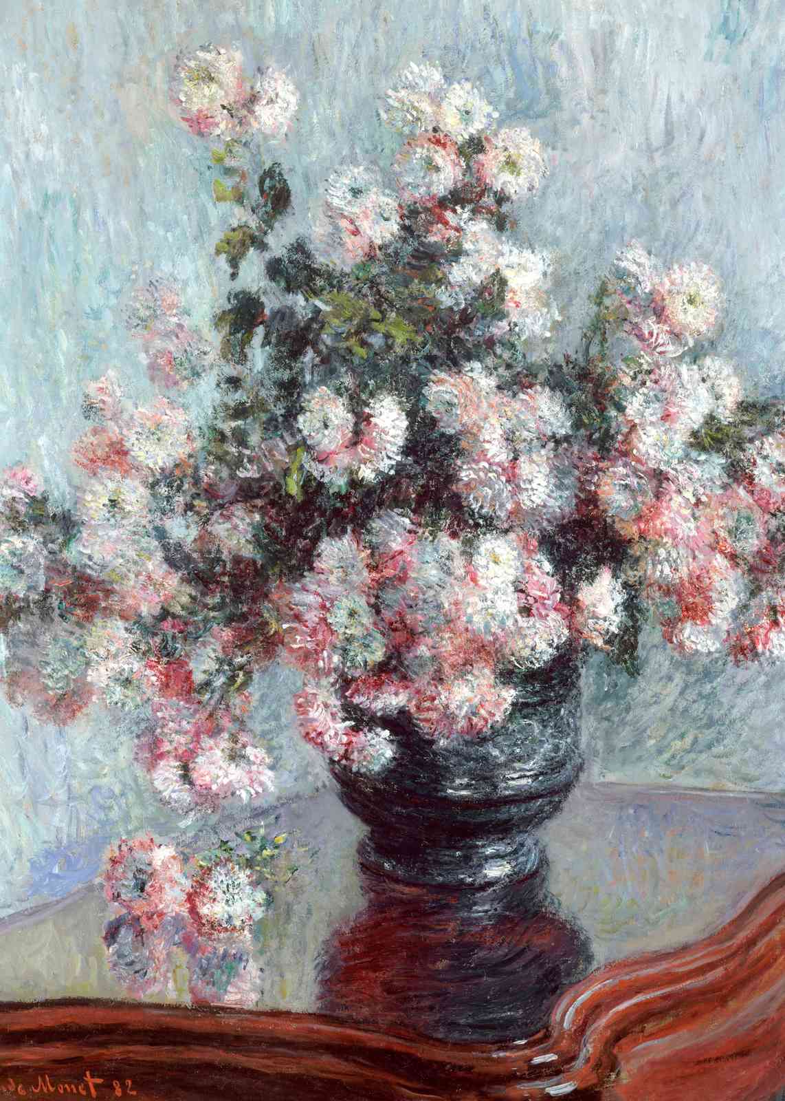 Impressionist Floral Vase Wall Art