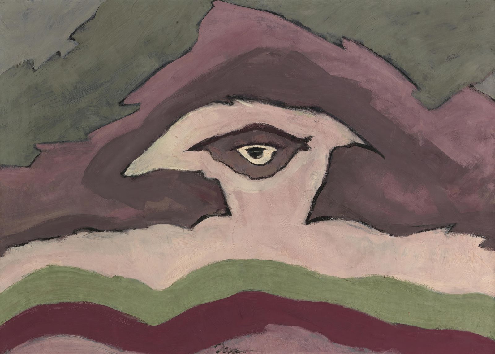 Mystic Eye Abstract Landscape Wall Art
