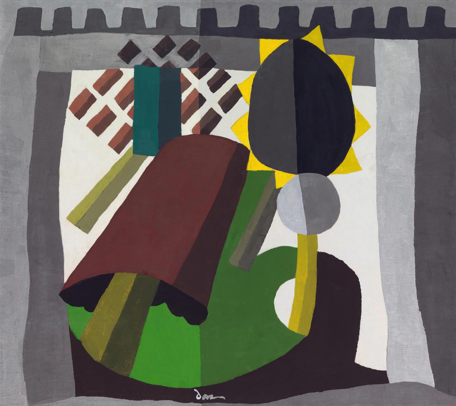 Abstract Geometric Still Life Wall Art