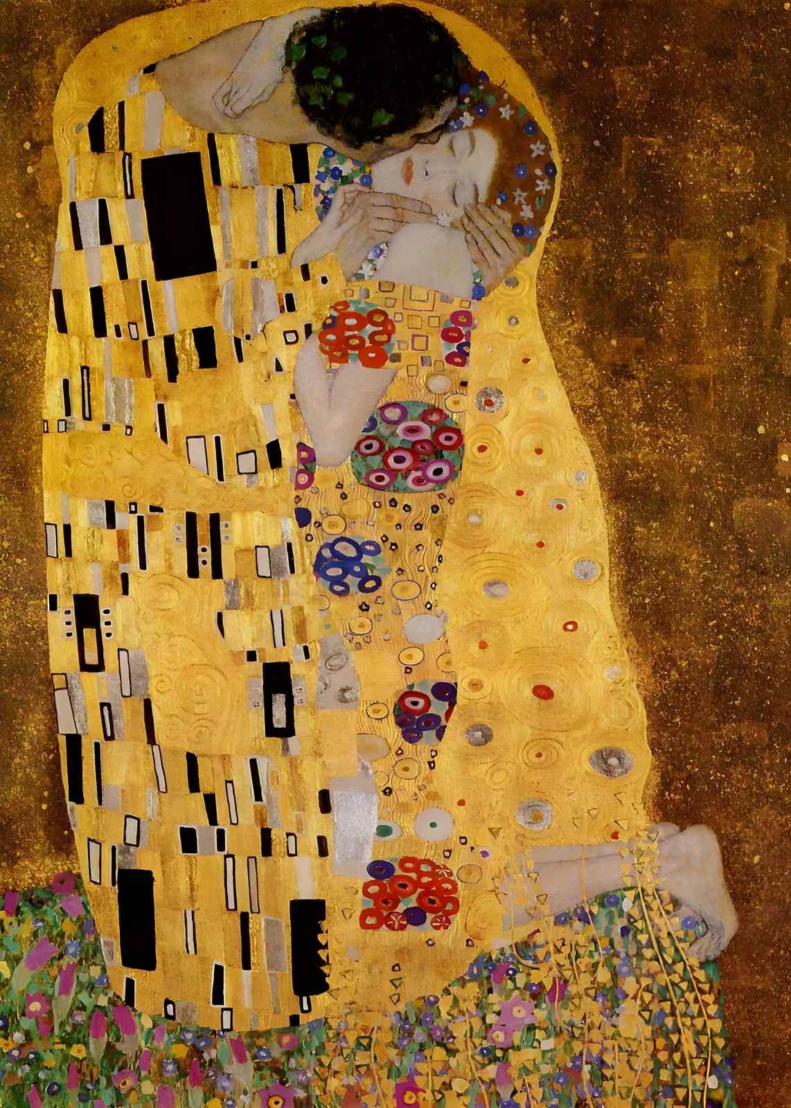 Gustav Klimt The Kiss Gold Wall Art Wall Art
