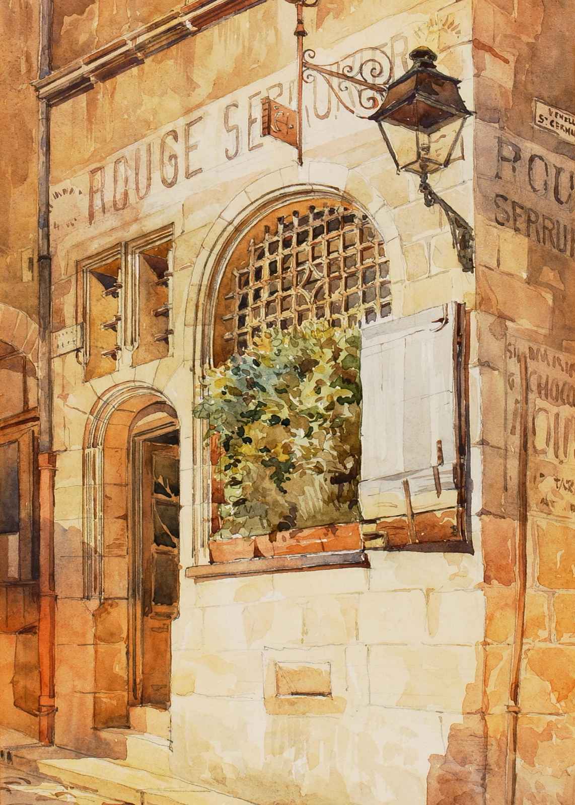 Parisian Charm: European Street Scene Wall Art