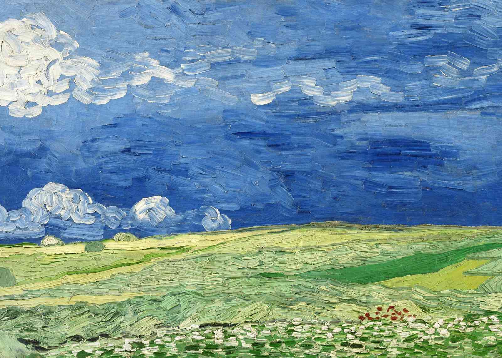 Impressionist Sky & Fields Wall Art