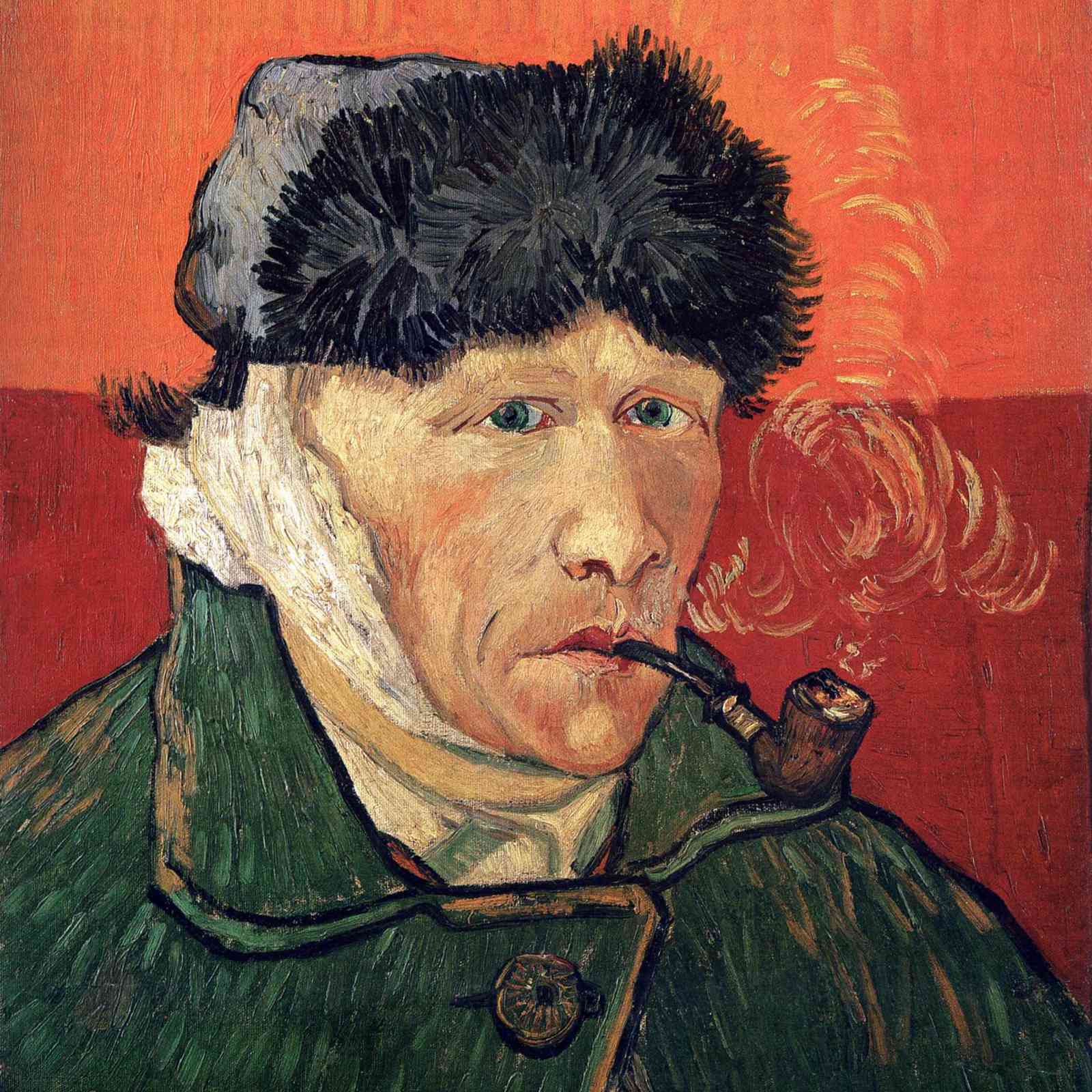 Van Gogh Self-Portrait with Bandaged Ear Wall Art
