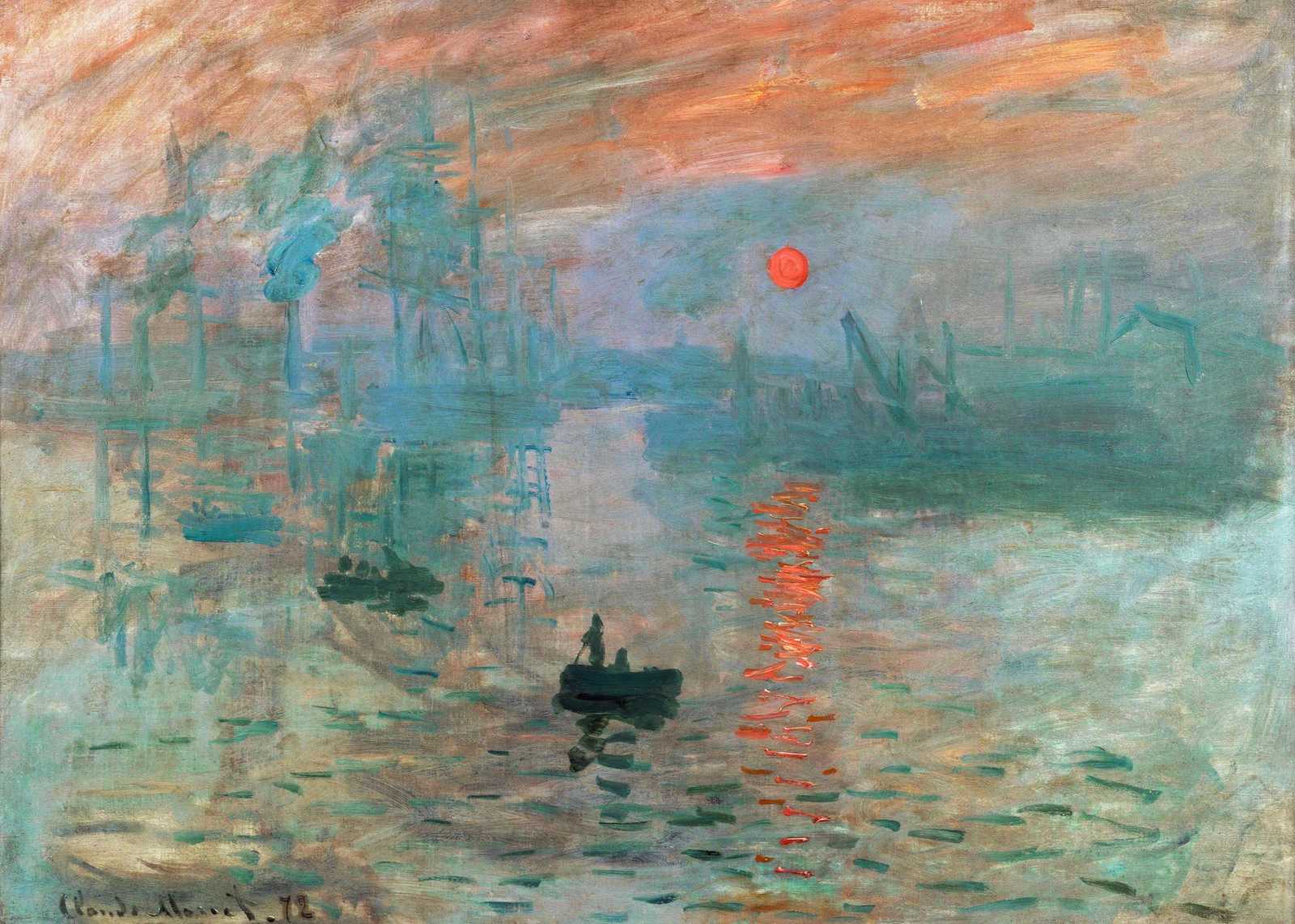 Impressionist Sunrise Seascape Wall Art