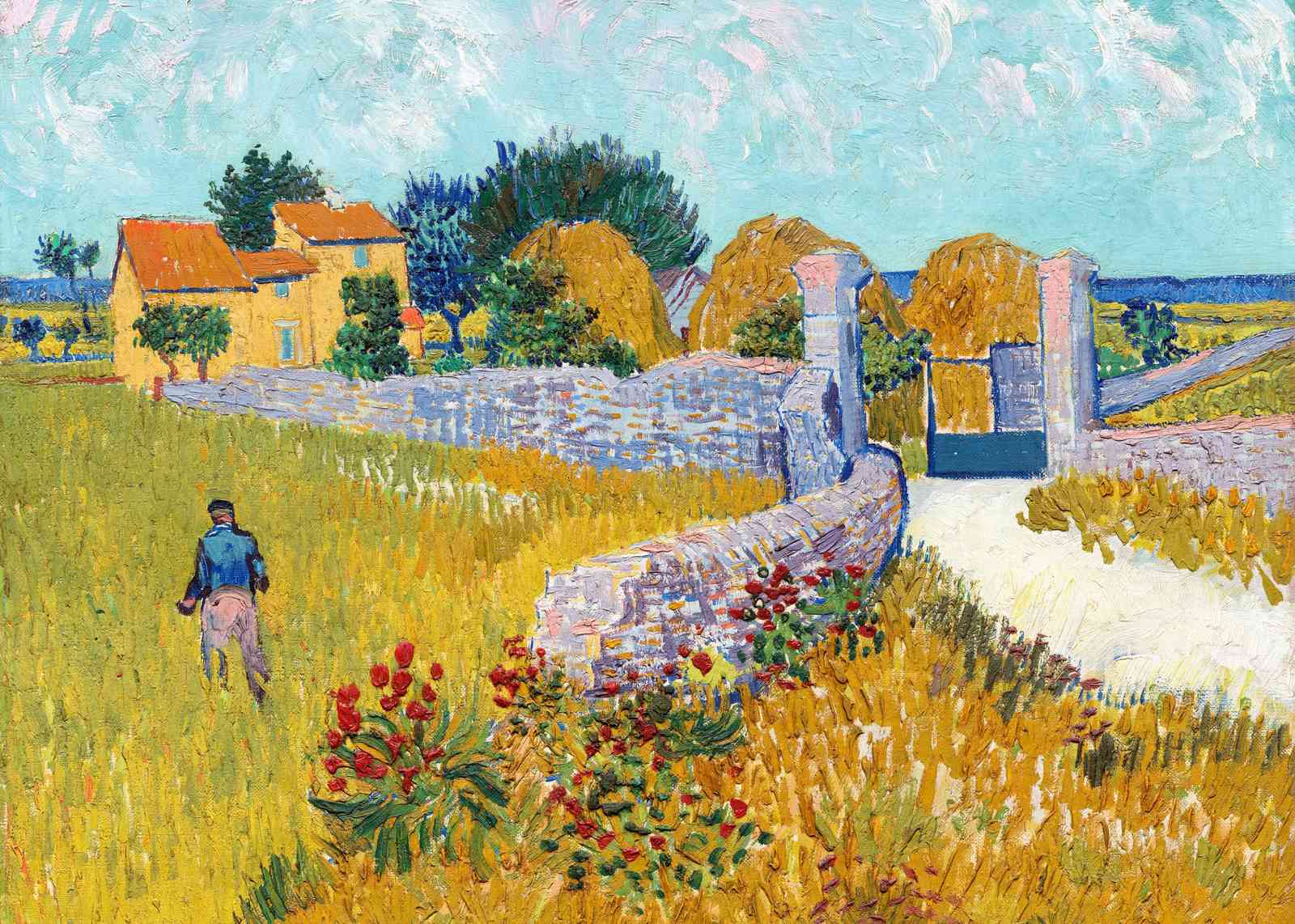 Vibrant Countryside Path Wall Art