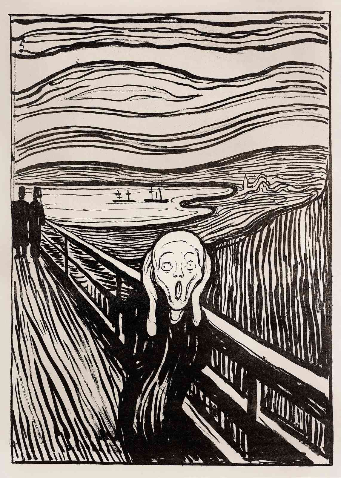 The Scream Expressive Art Wall Art