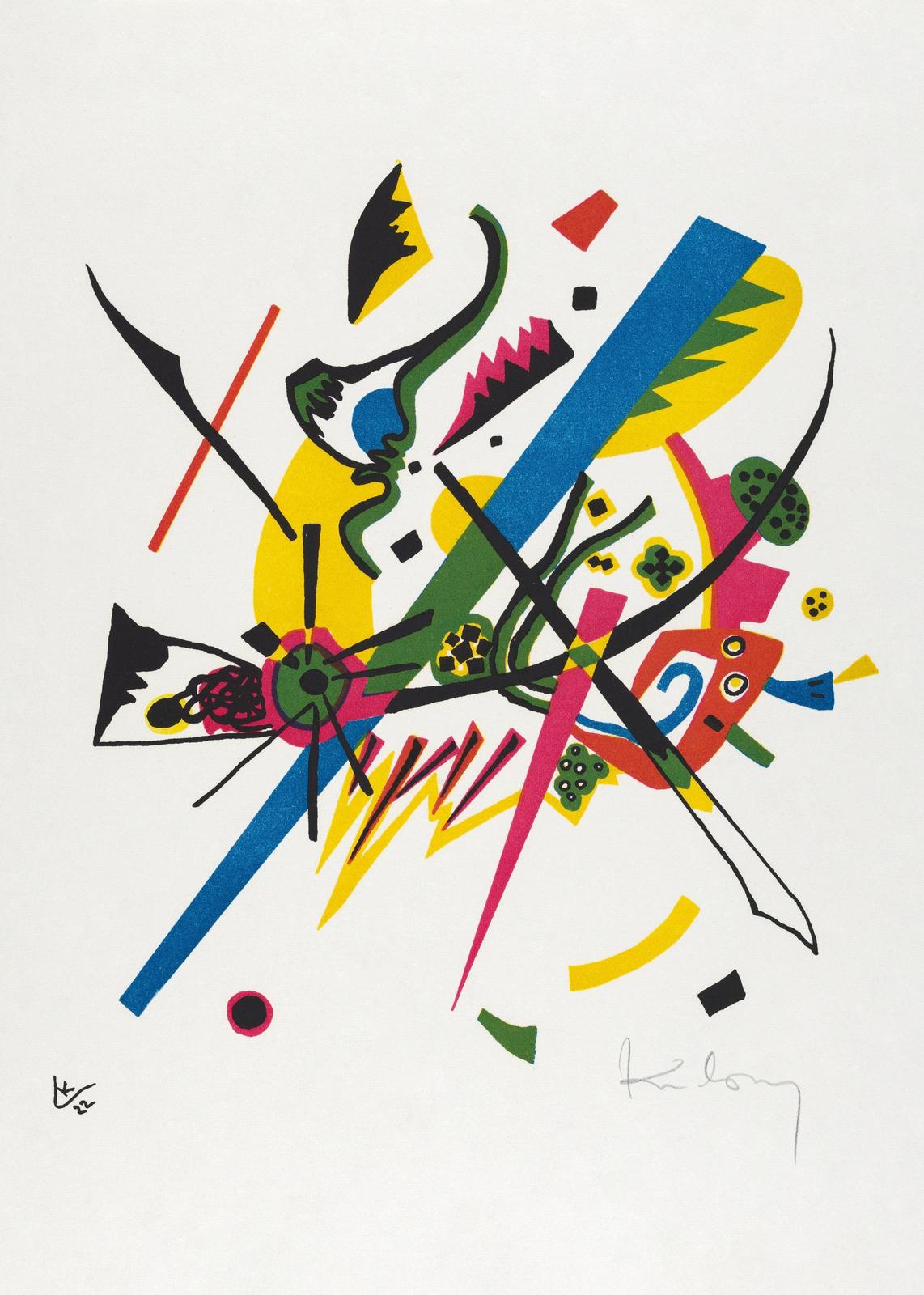 Vibrant Abstract Composition Wall Art