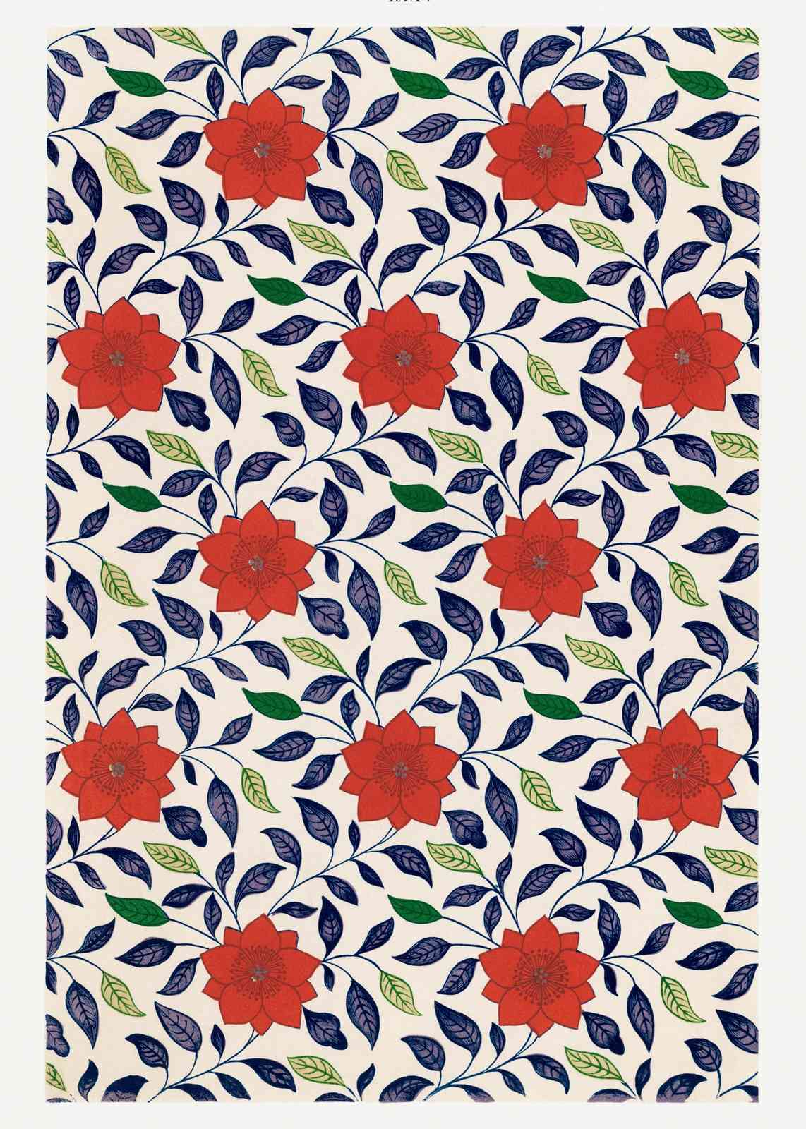Vibrant Floral Pattern Wall Art