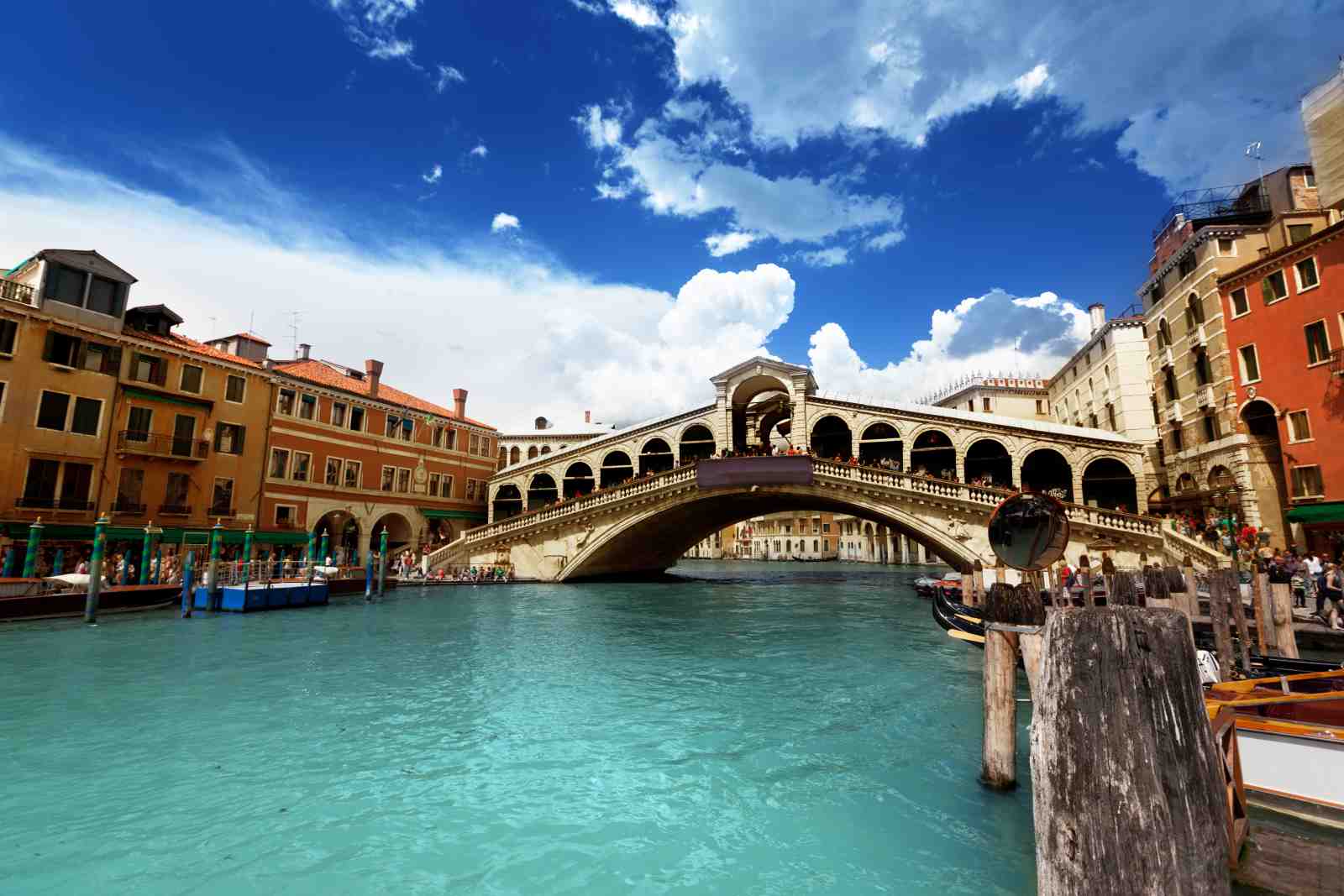 Venice Rialto Bridge Turquoise Water Wall Art