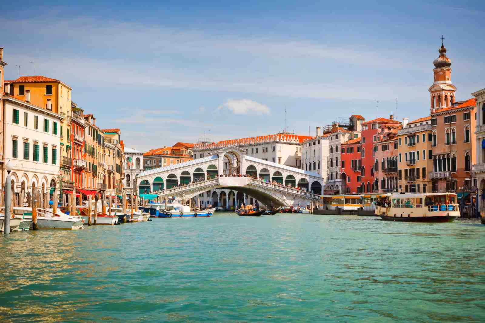 Venice Canal & Rialto Bridge Wall Art