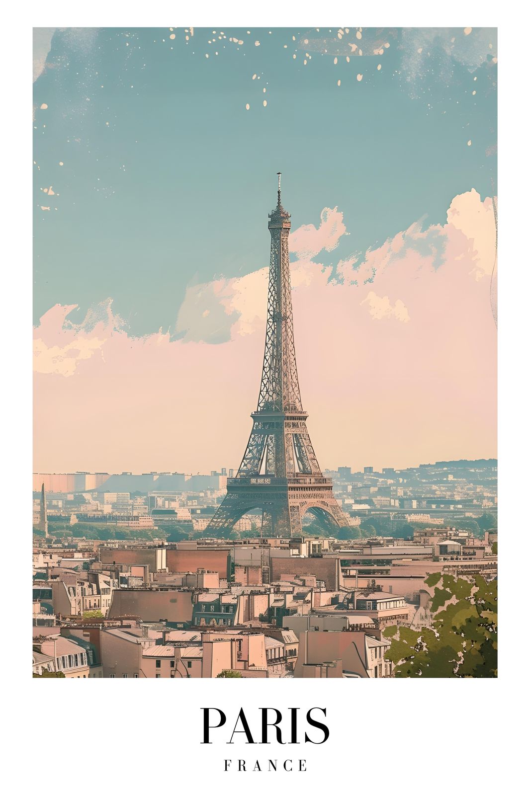 Parisian Dream Eiffel Tower Wall Art