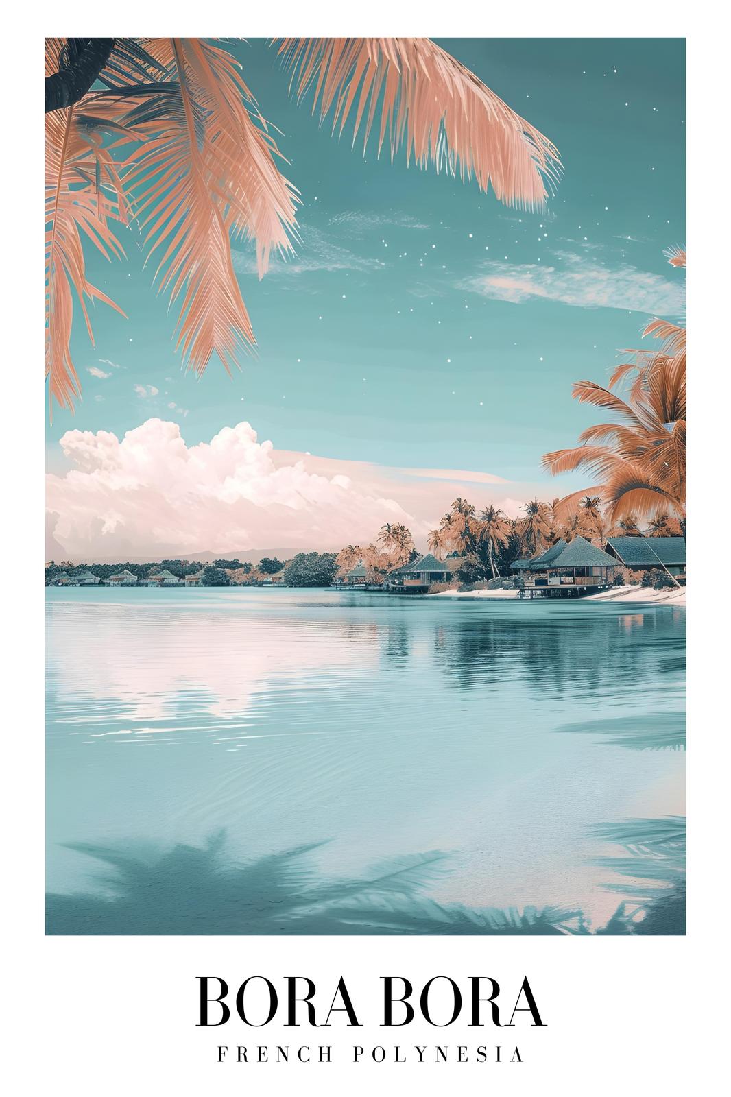 Tranquil Bora Bora Paradise Wall Art