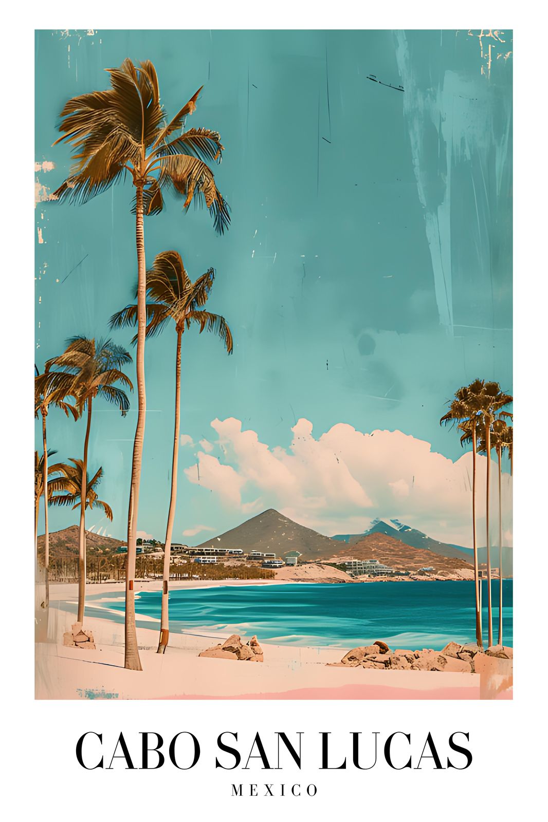 Cabo San Lucas Palm Paradise Wall Art