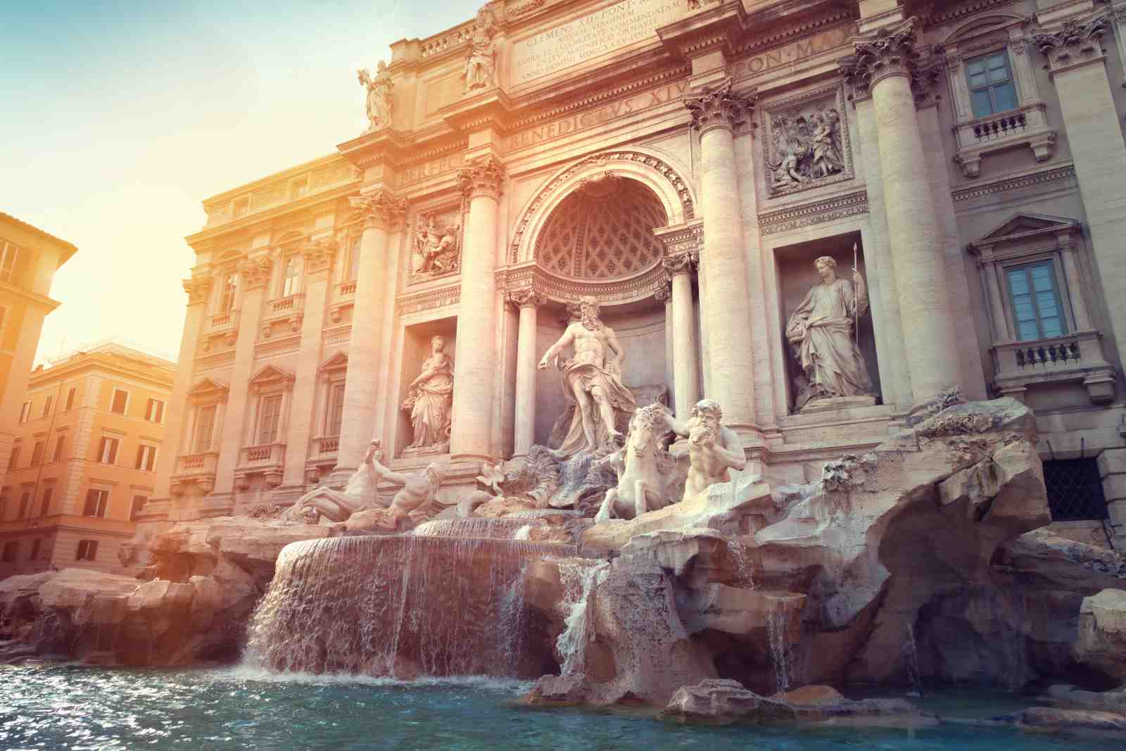 Rome Trevi Fountain Serenity Wall Art