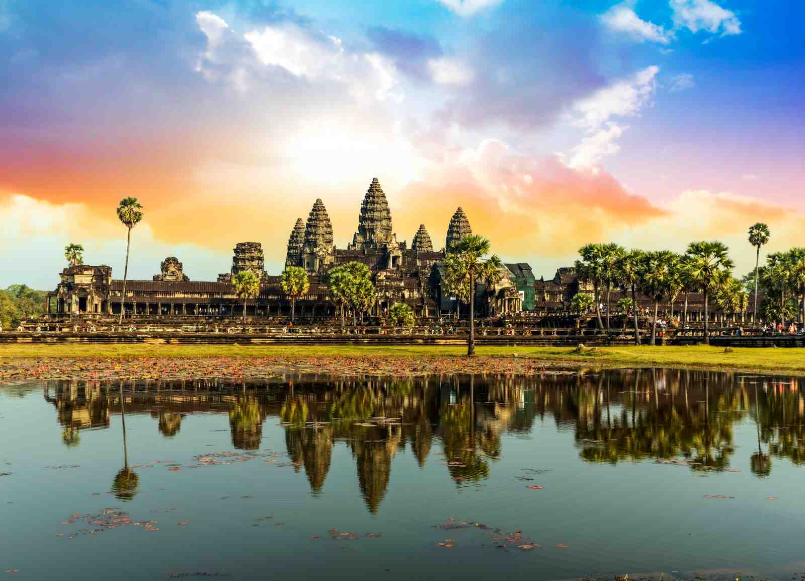 Angkor Wat Sunrise Serenity Wall Art