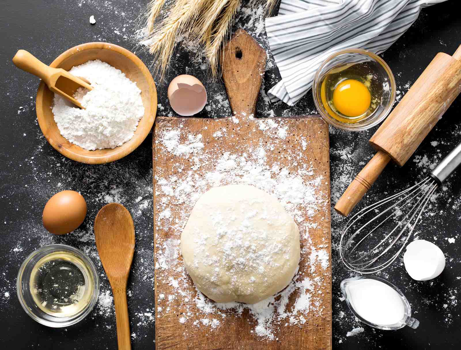 Artisan Baking Dough & Ingredients Wall Art