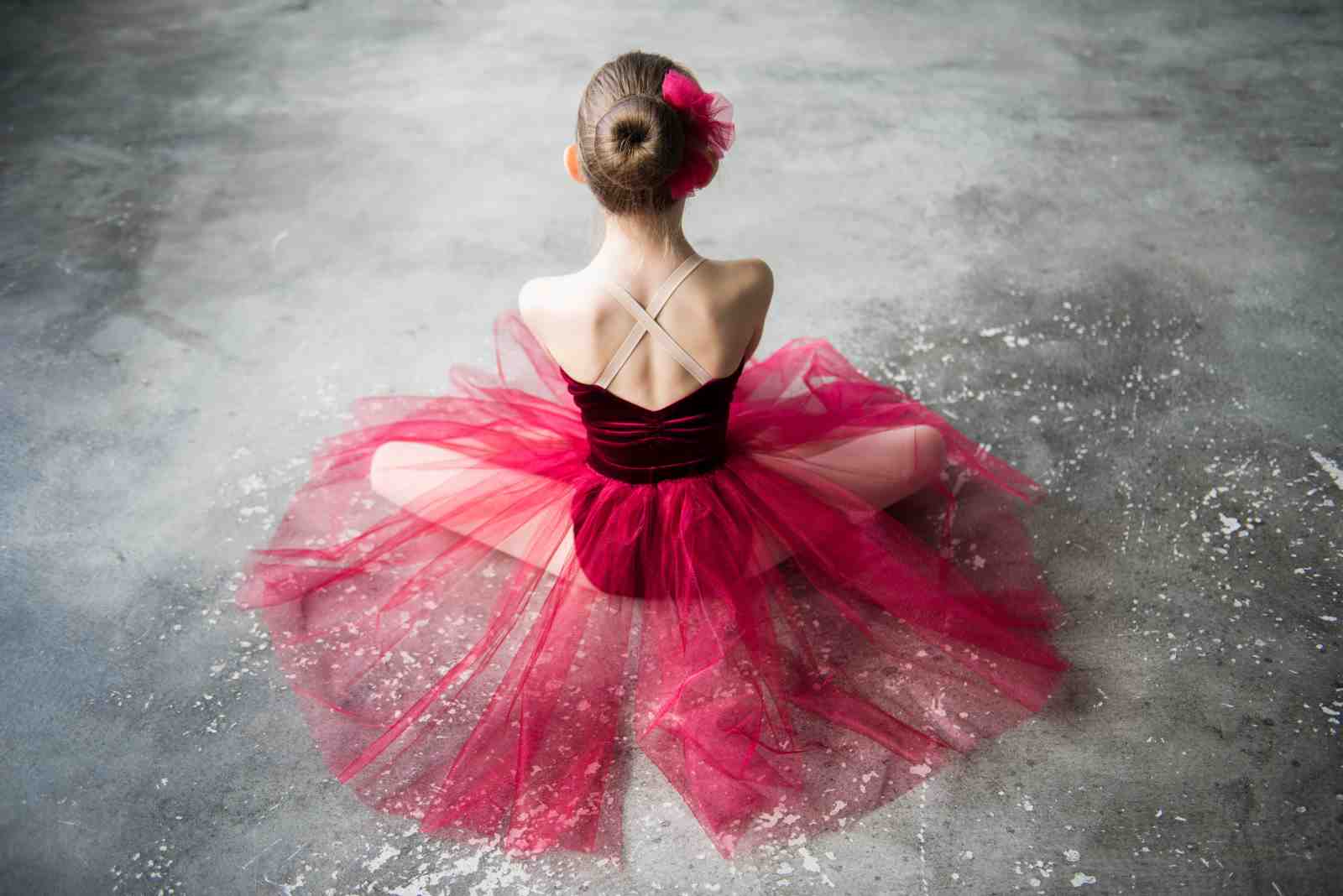 Ballet Dancer Crimson Dreams Wall Art