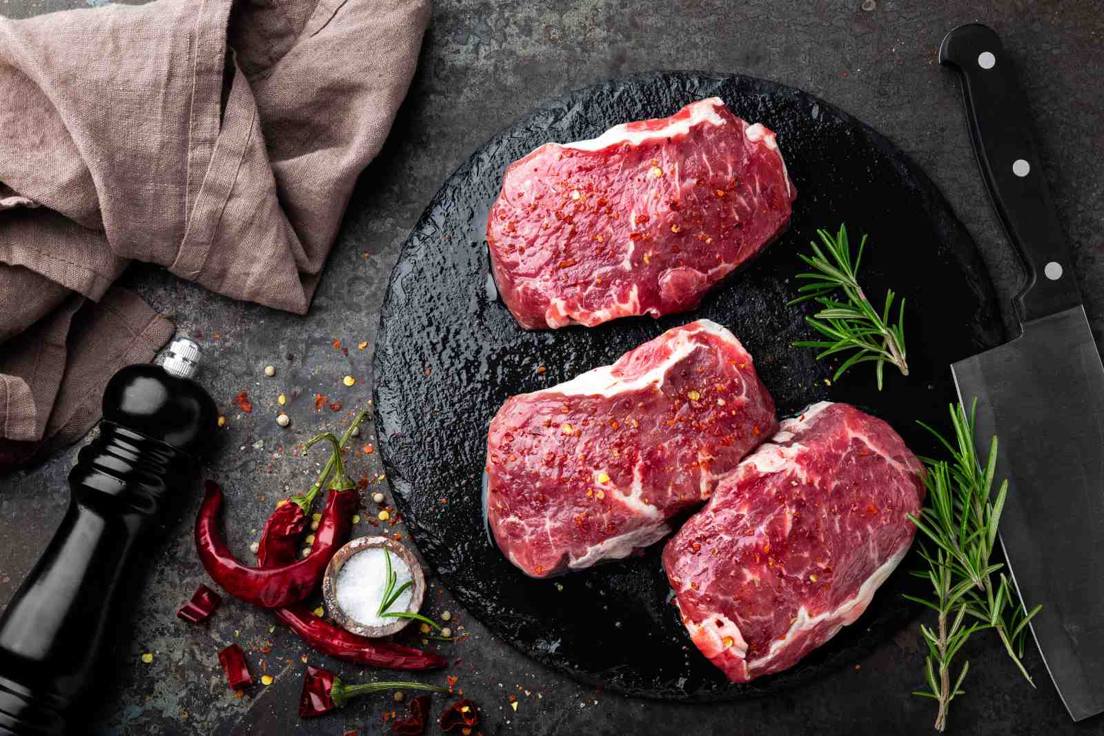 Gourmet Steak & Spices Wall Art