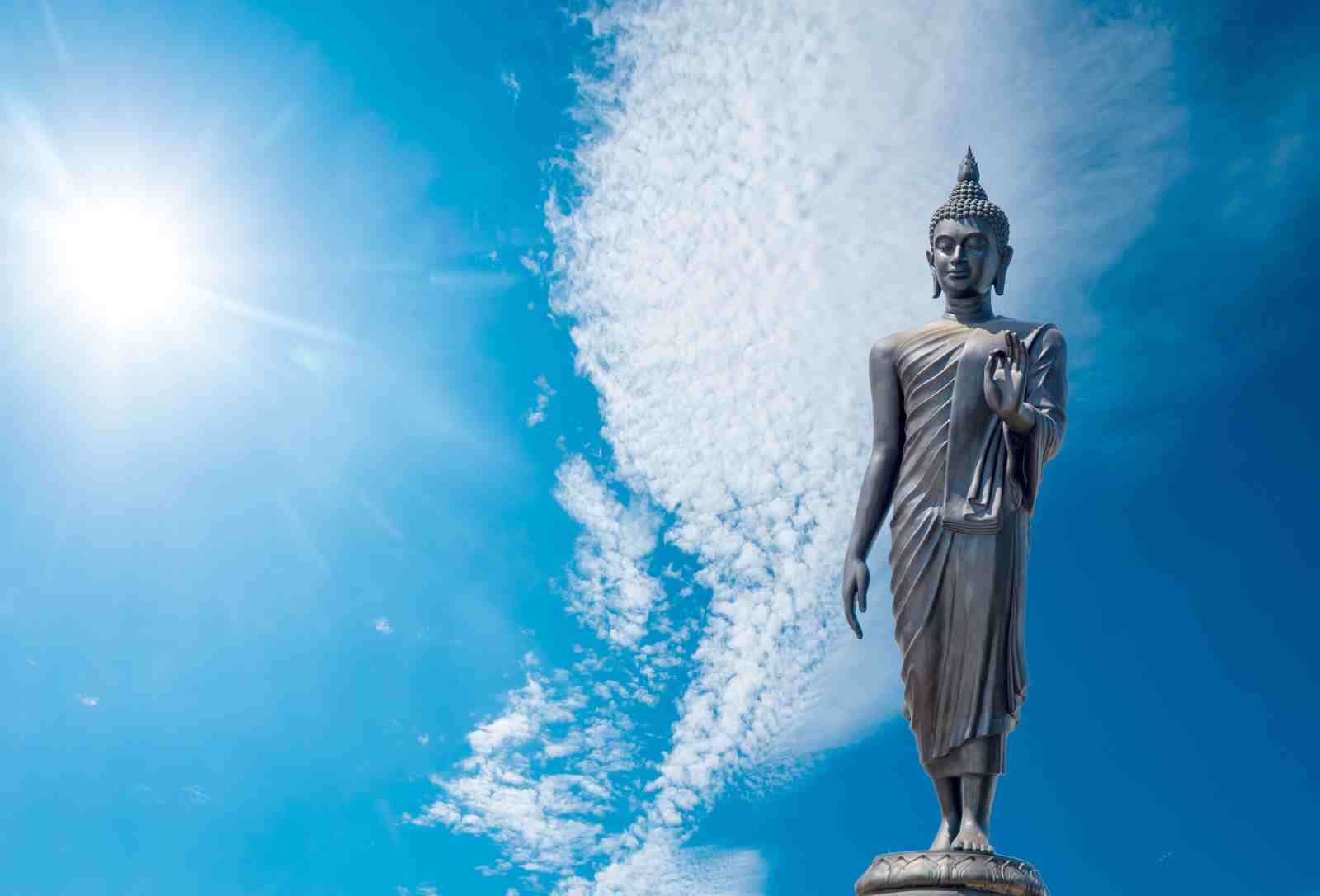 Serene Buddha Sky Wall Art - Spiritual Home Decor
